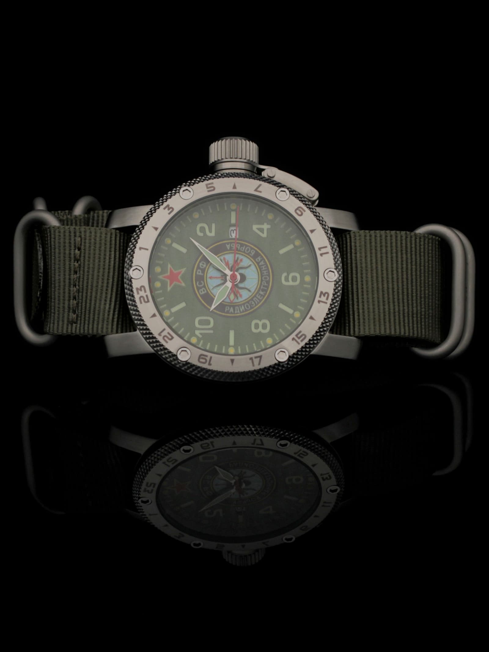 Часы Войска РЭБ механические с автоподзаводом (Seiko NH35A) 47.277.21