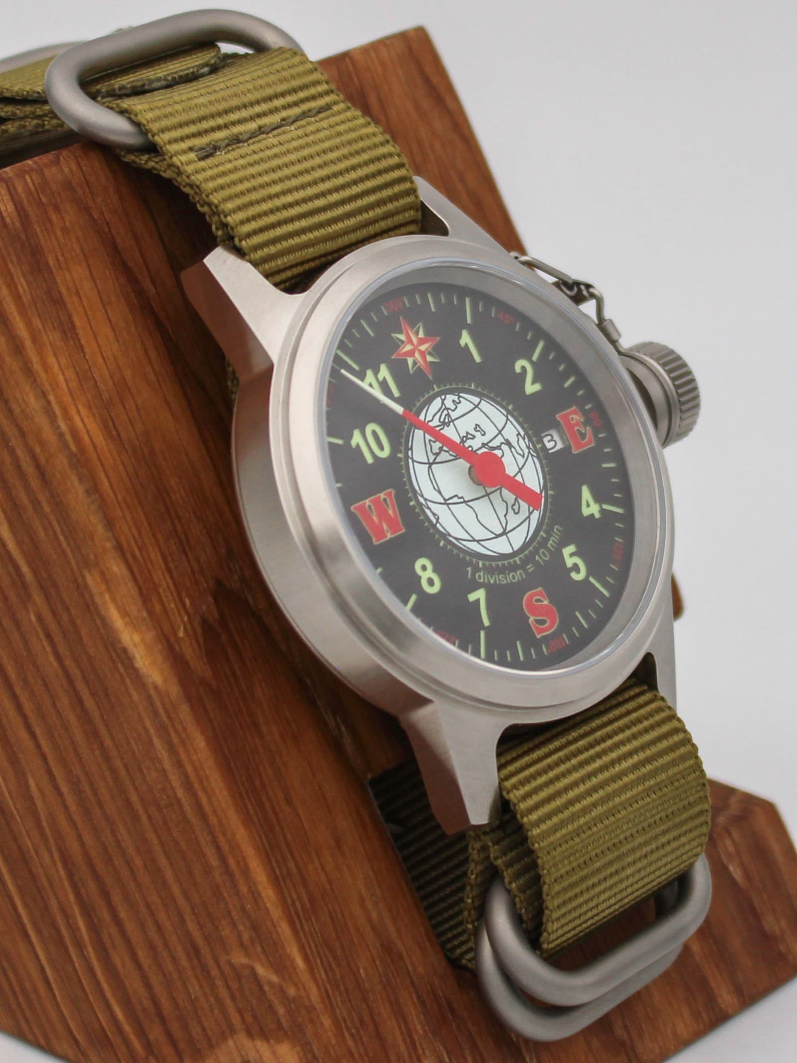 Часы Компас однострелочные механические с автоподзаводом (Seiko NH35A) 45.185.21