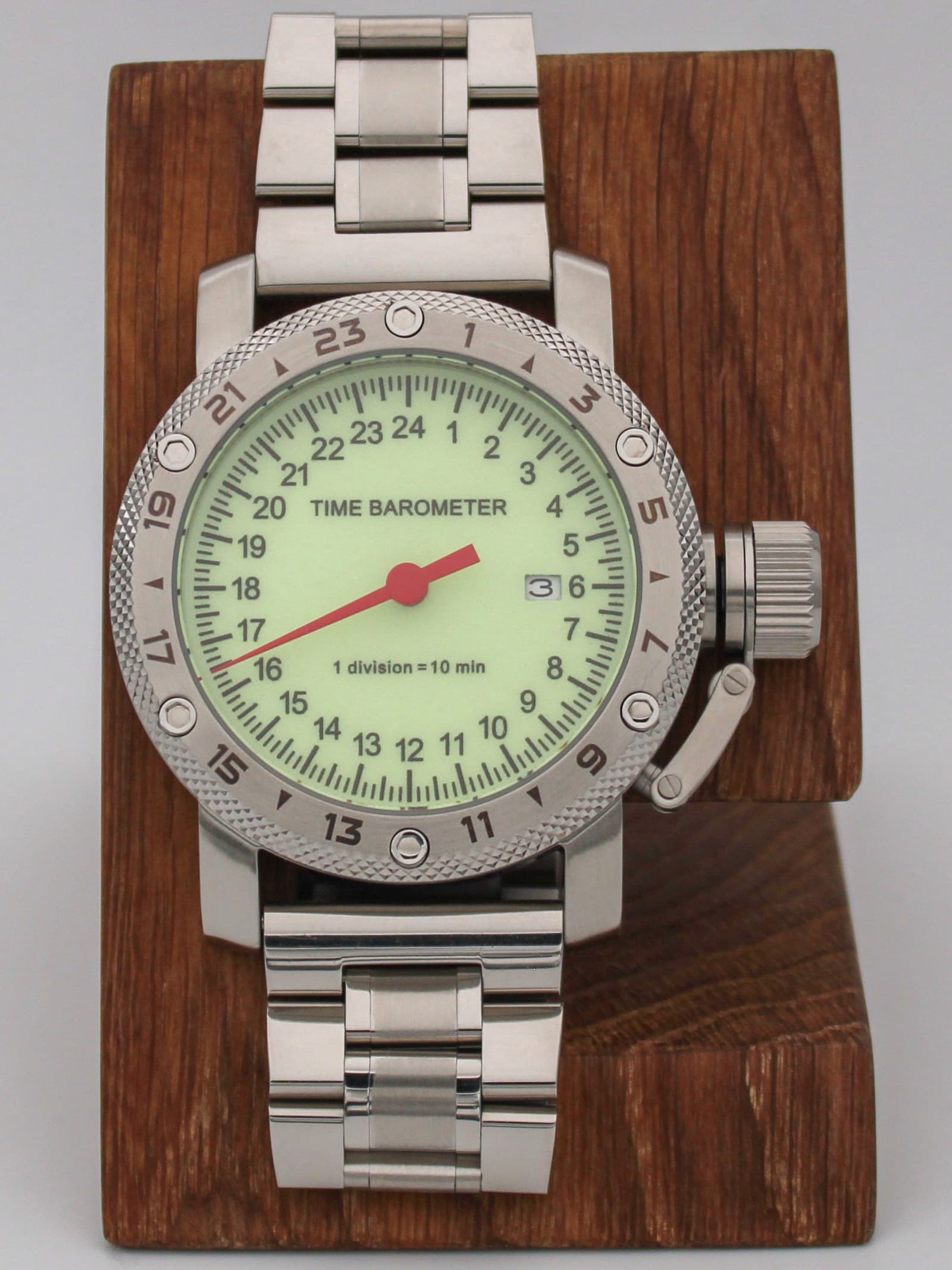 Часы Time Barometer однострелочные механические с автоподзаводом (Seiko NH34A) 47.600.2