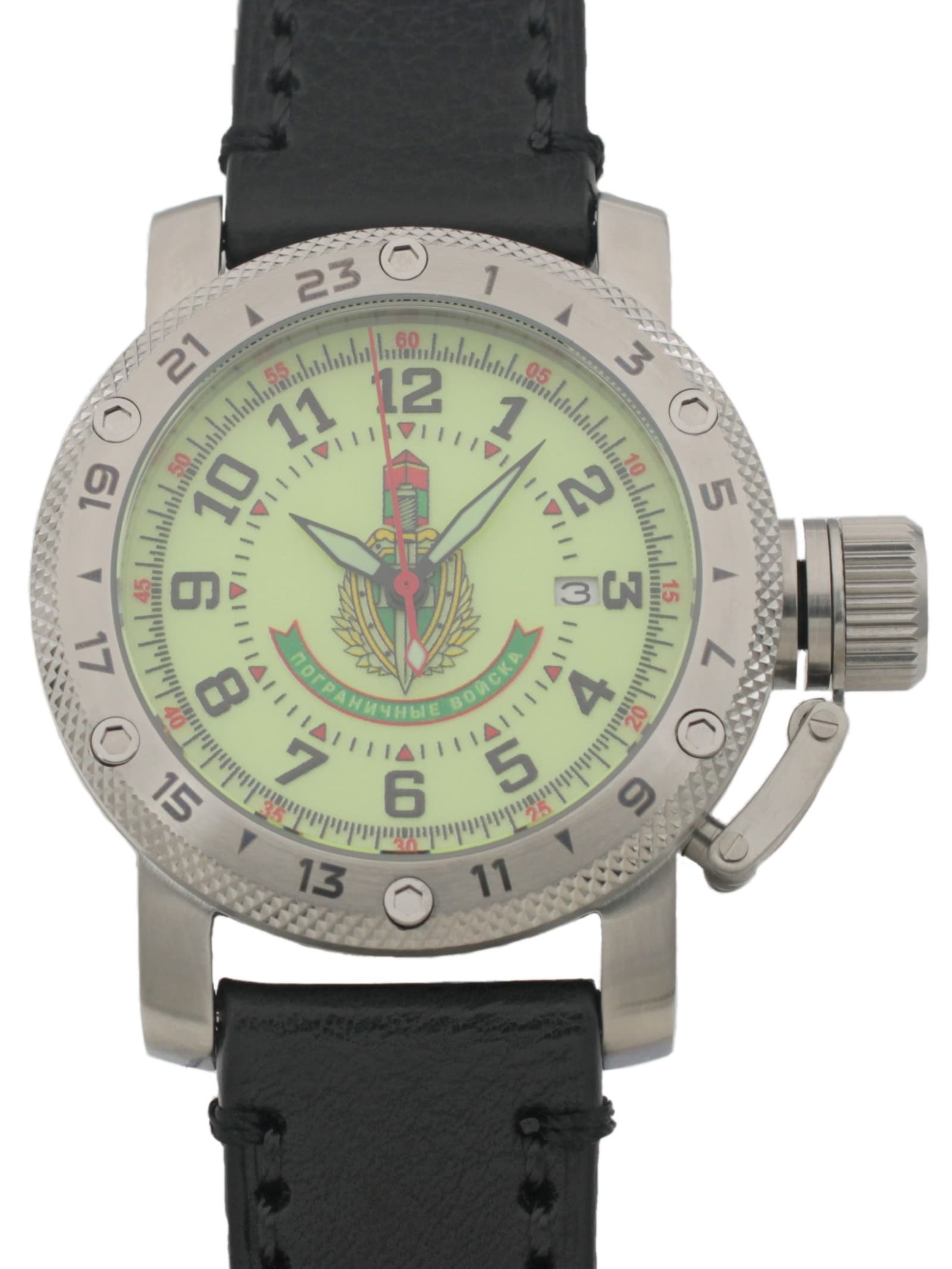 Часы Погранвойска механические с автоподзаводом (Seiko NH35A) 47.355.01