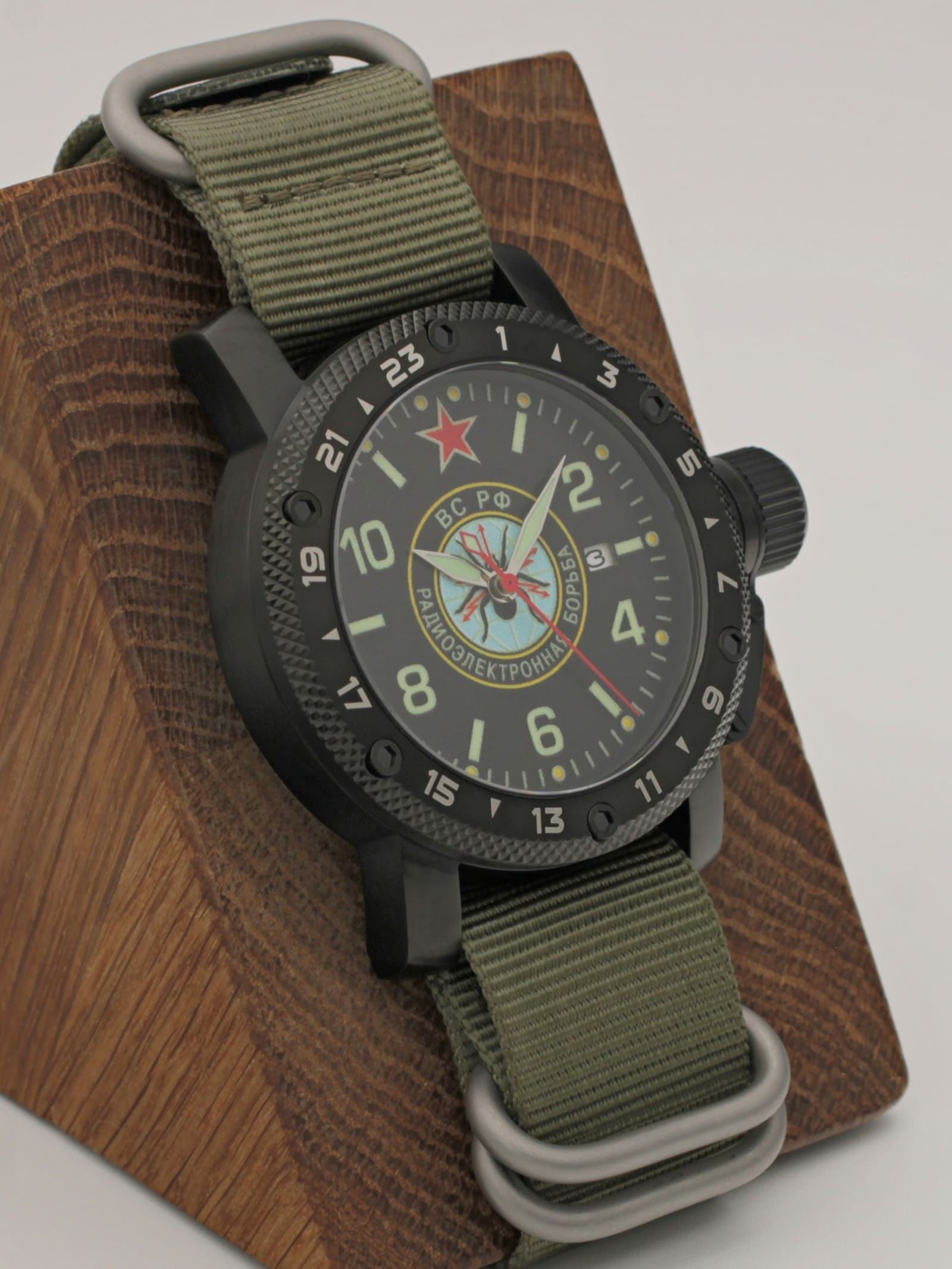 Часы Войска РЭБ механические с автоподзаводом (Seiko NH35A) 147.276.21