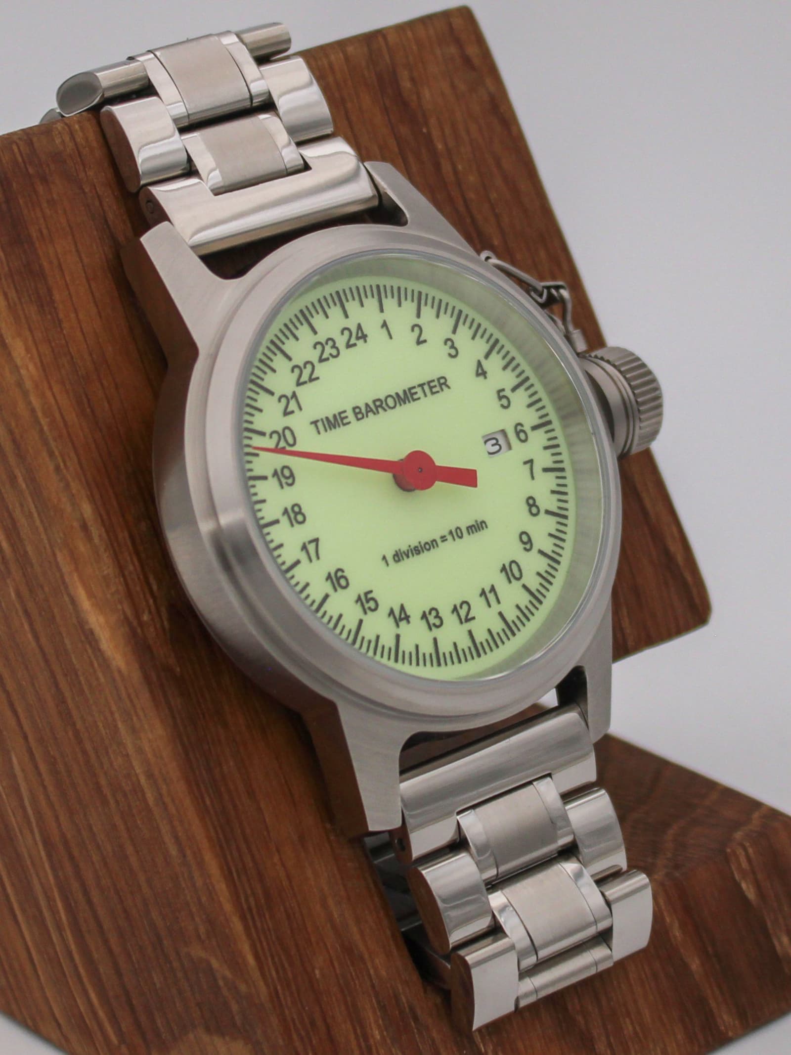 Часы Time Barometer однострелочные механические с автоподзаводом (Seiko NH34A) 45.600.2