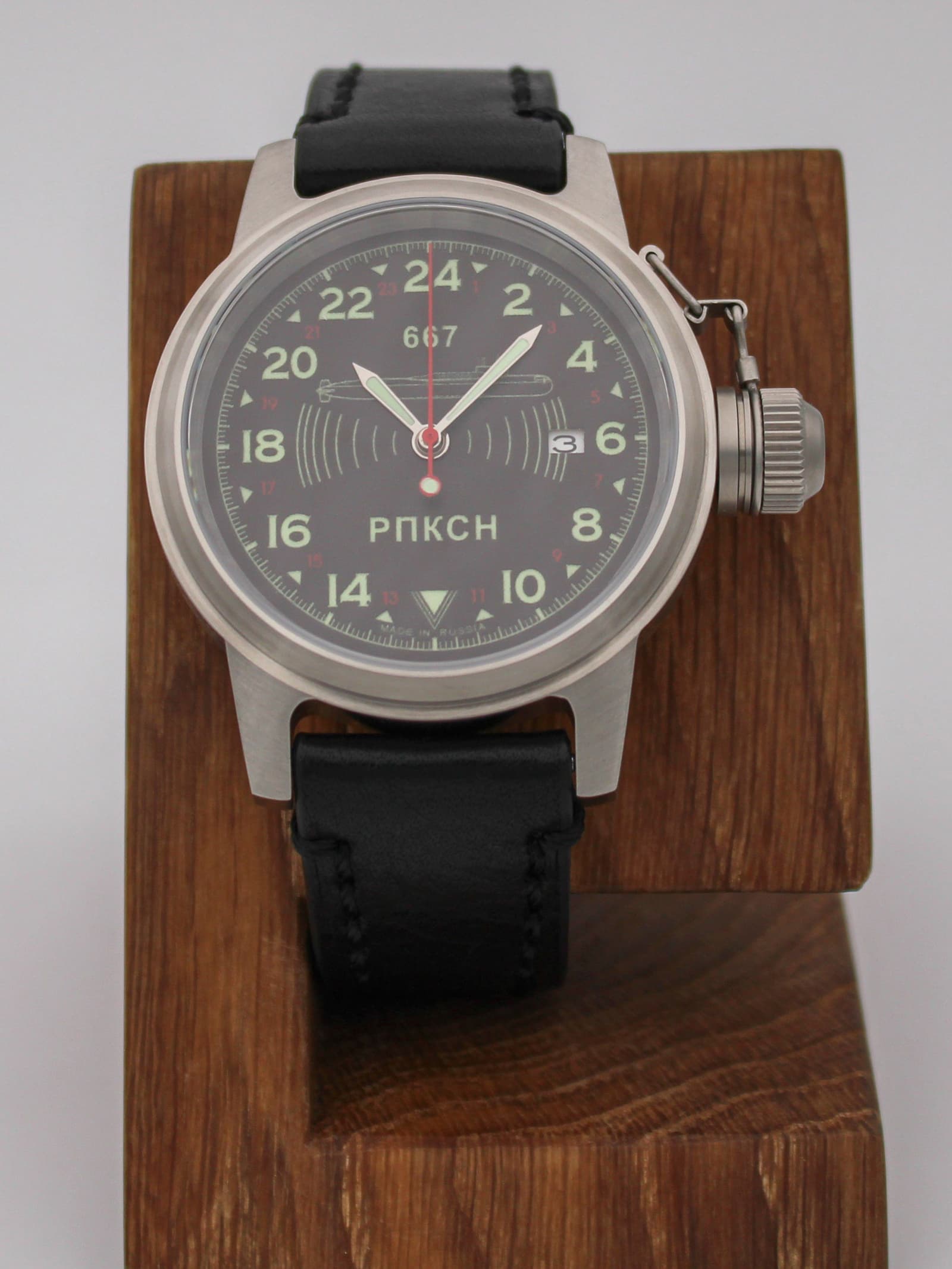 Часы 667 РПКСН механические с автоподзаводом (Seiko NH34A) 45.039.01