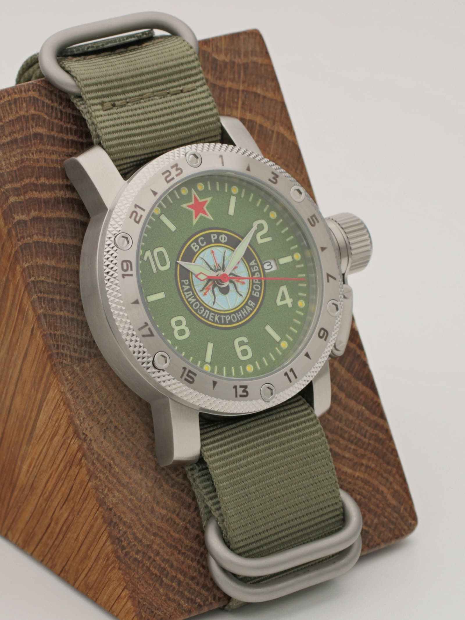 Часы Войска РЭБ механические с автоподзаводом (Seiko NH35A) 47.277.21