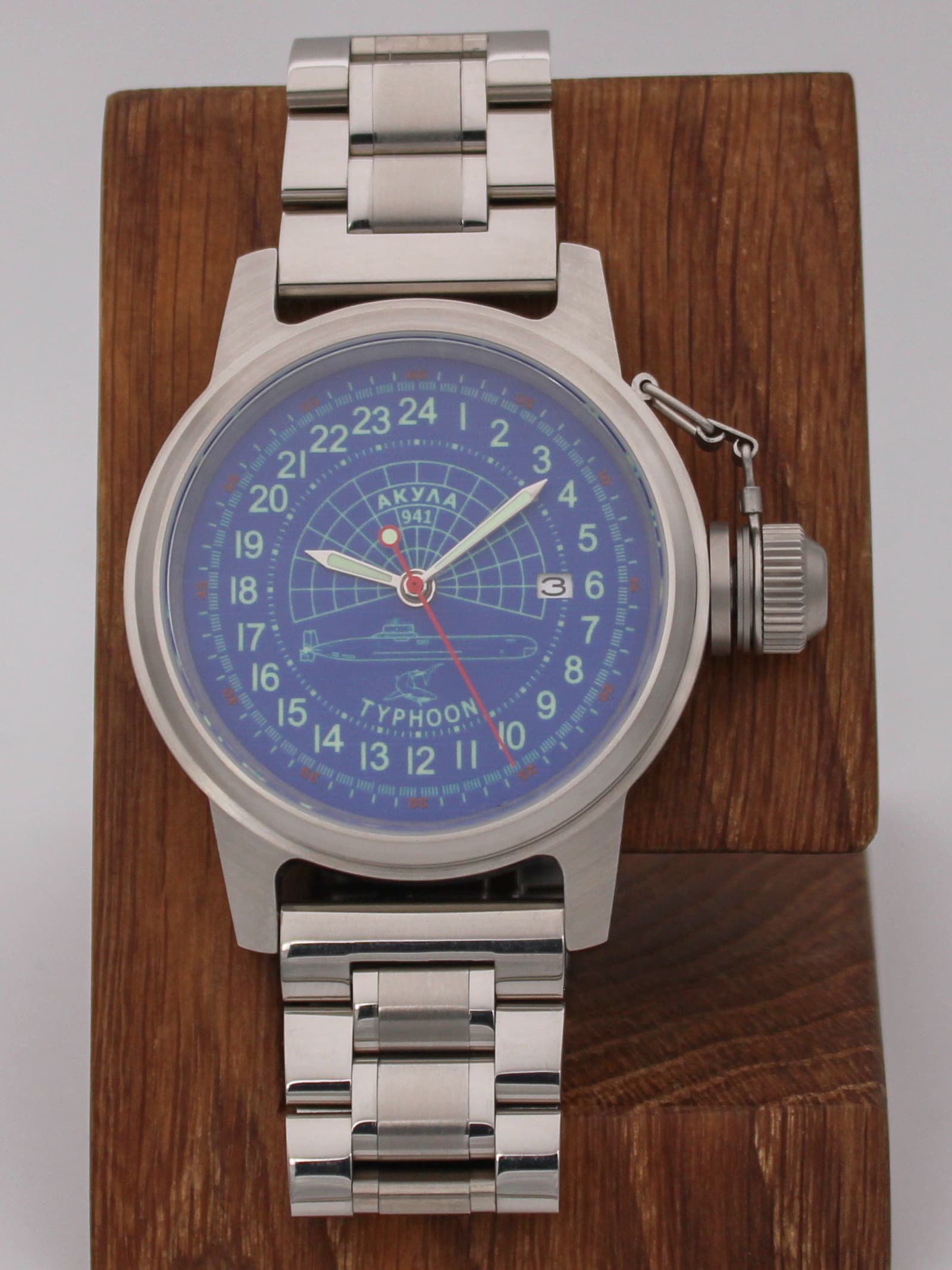 Часы 941 / Акула (Typhoon) механические с автоподзаводом (Seiko NH34A) 45.146.2