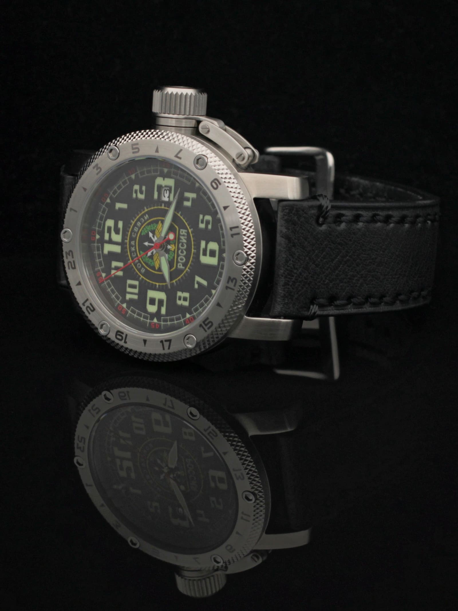 Часы Войска связи механические с автоподзаводом (Seiko NH35A) 47.197.01