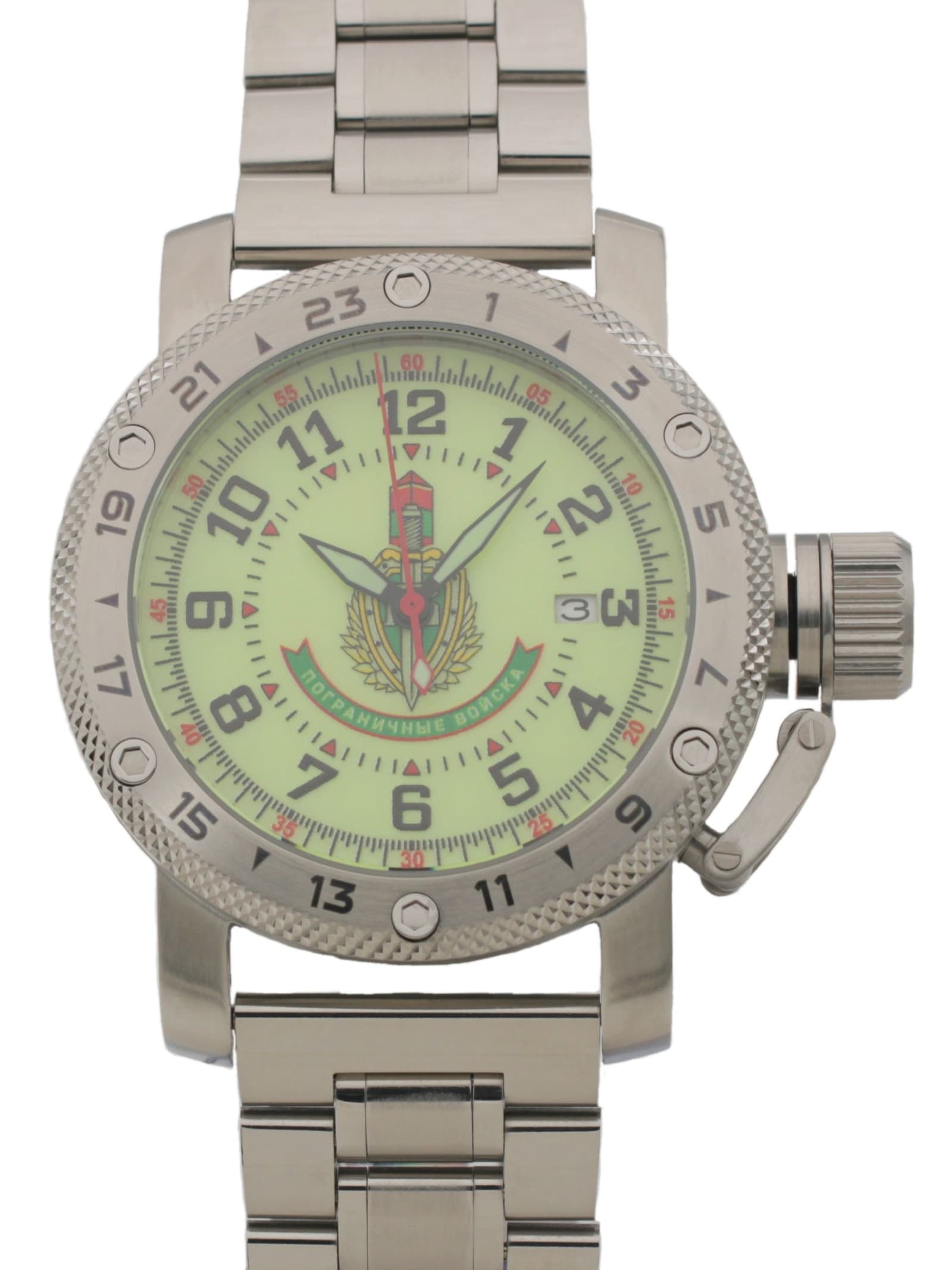Часы Погранвойска механические с автоподзаводом (Seiko NH35A) 47.355.2