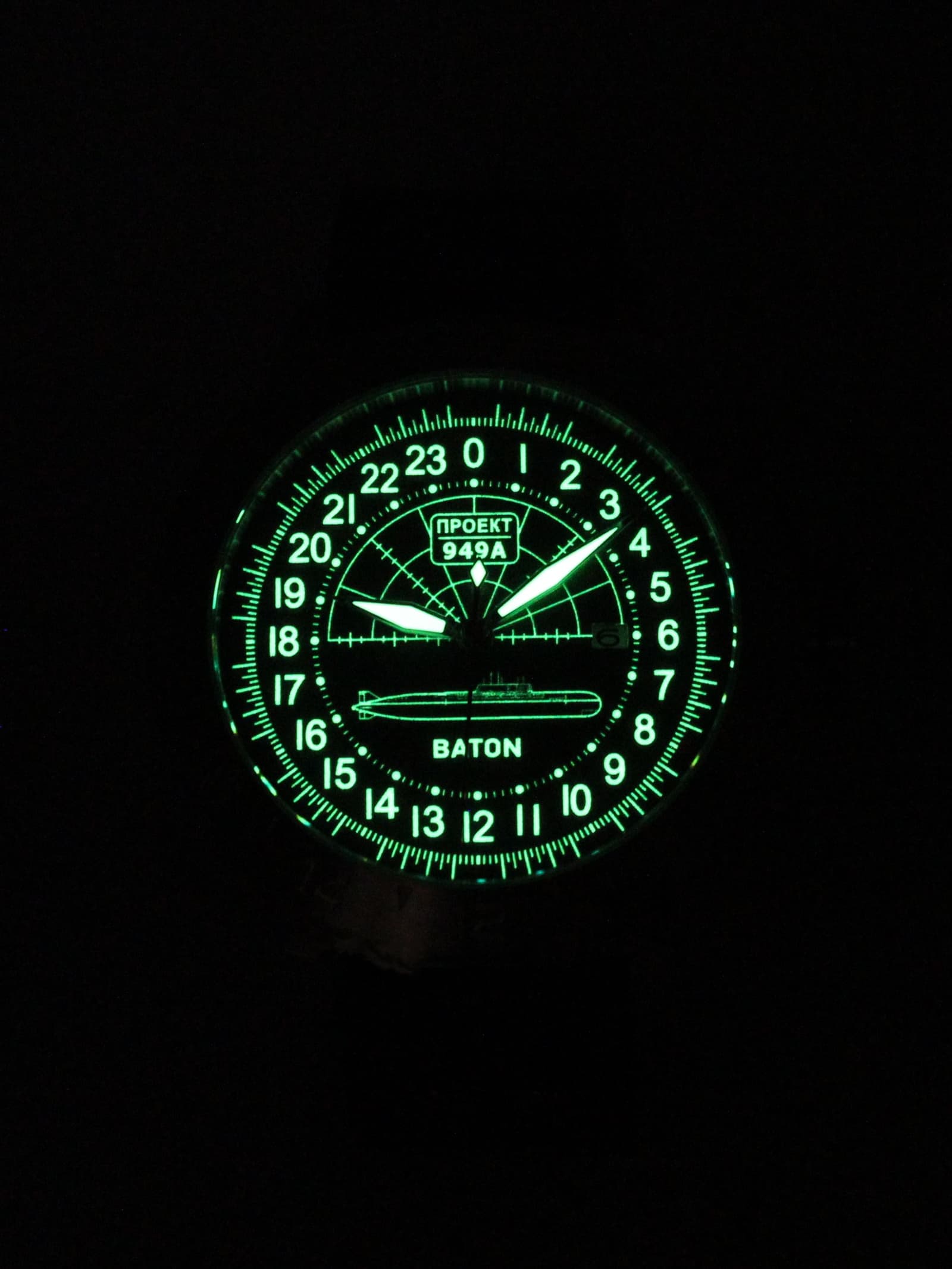 Часы 949А / Baton механические с автоподзаводом (Seiko NH34A) 52.047.01
