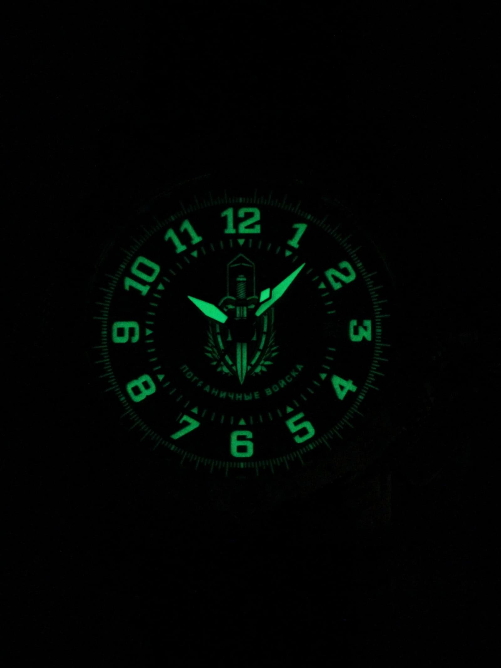 Часы Погранвойска механические с автоподзаводом (Seiko NH35A) 47.357.21