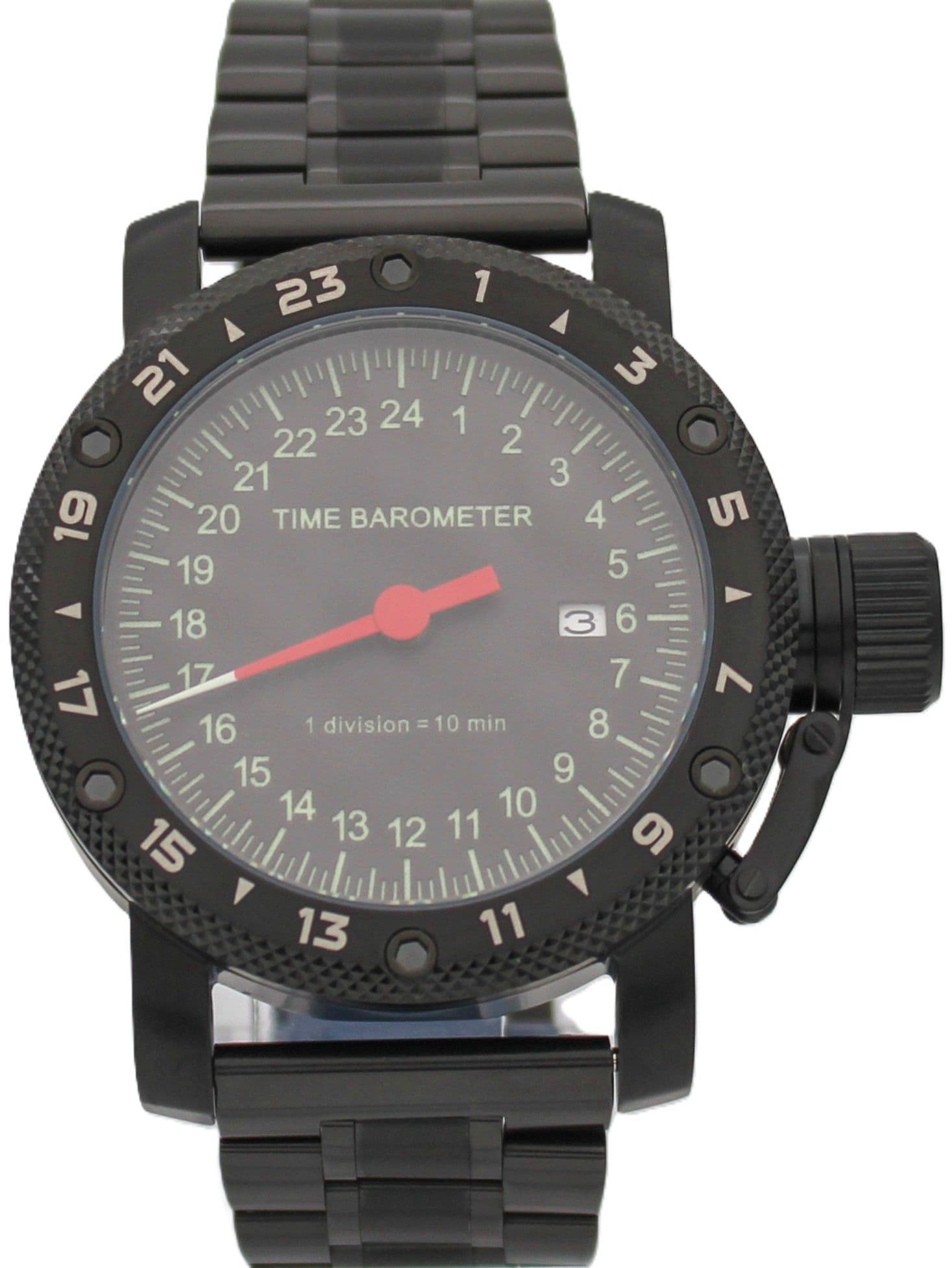 Часы Time Barometer однострелочные механические с автоподзаводом (Seiko NH34A) 147.601.1