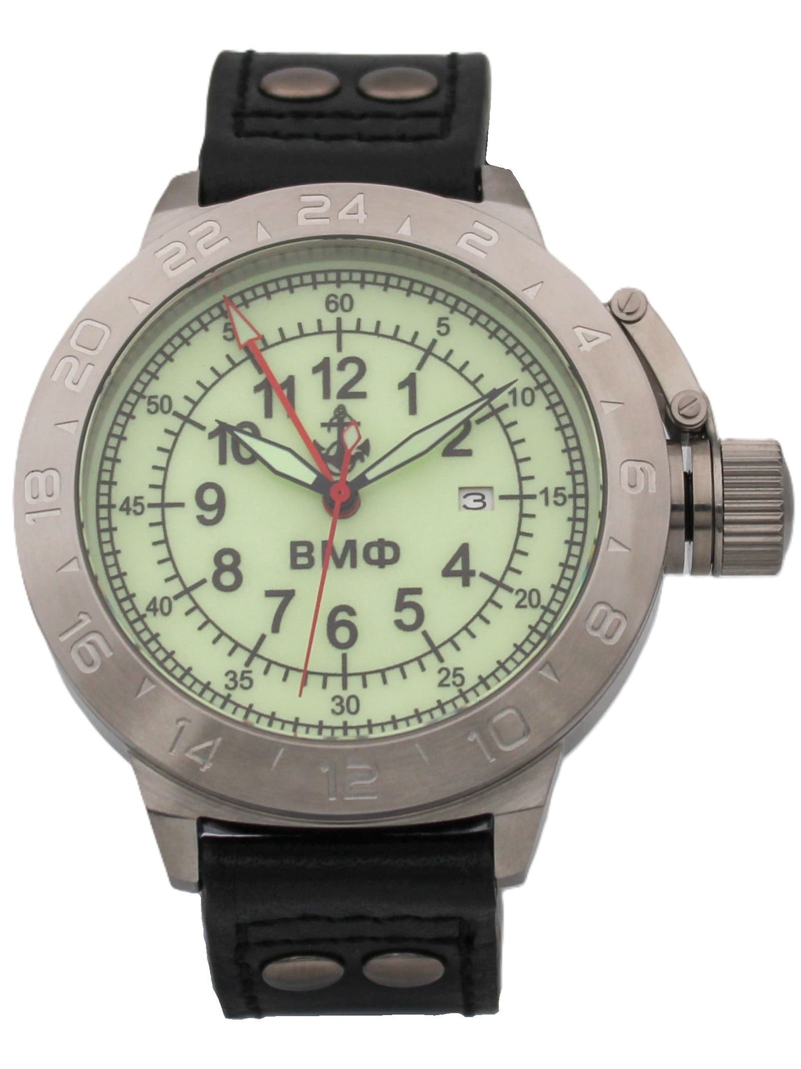 Часы ВМФ механические с автоподзаводом (Seiko NH34A) 52.320.01