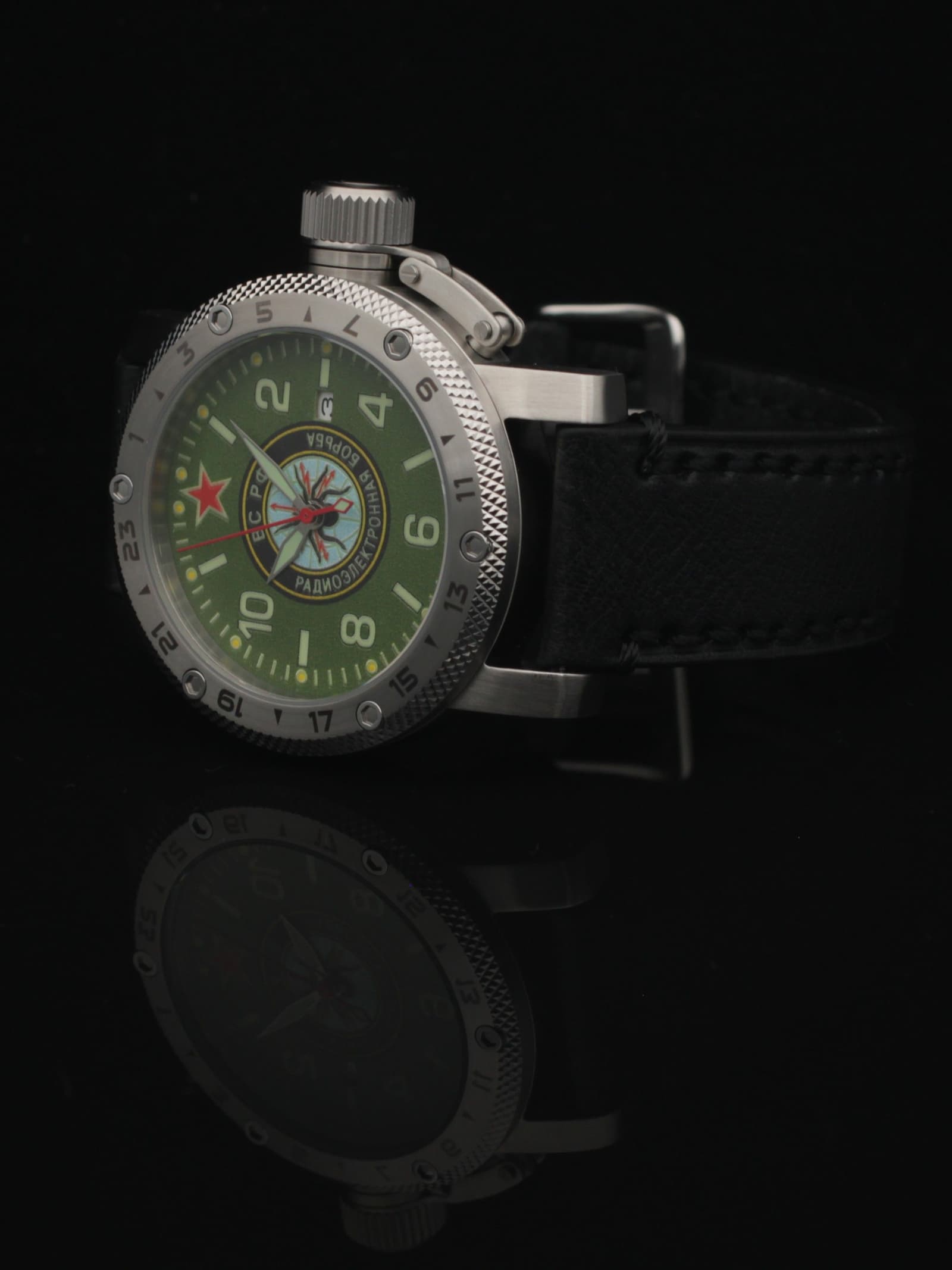 Часы Войска РЭБ механические с автоподзаводом (Seiko NH35A) 47.277.01