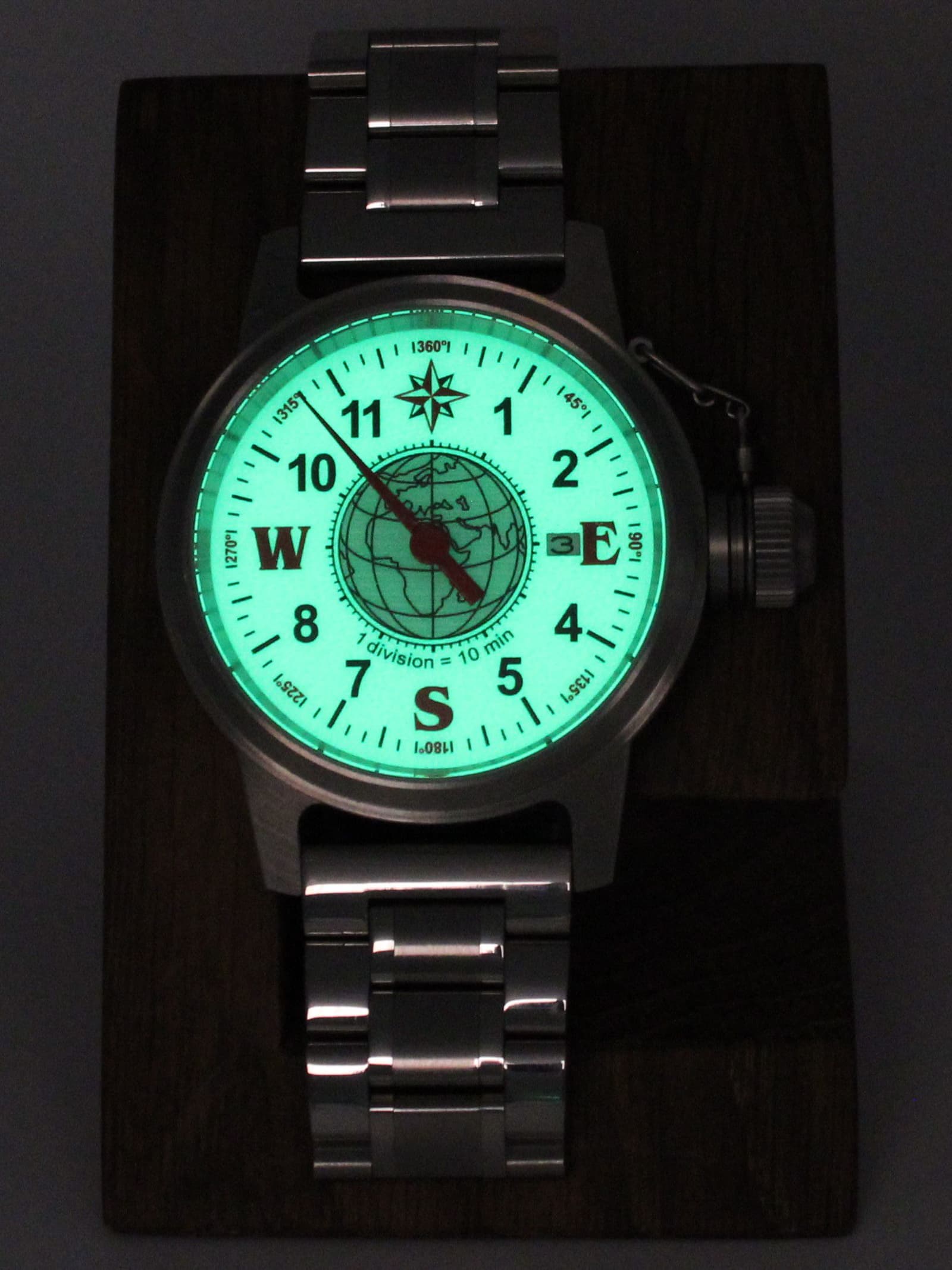 Часы Компас однострелочные механические с автоподзаводом (Seiko NH35A) 45.184.2