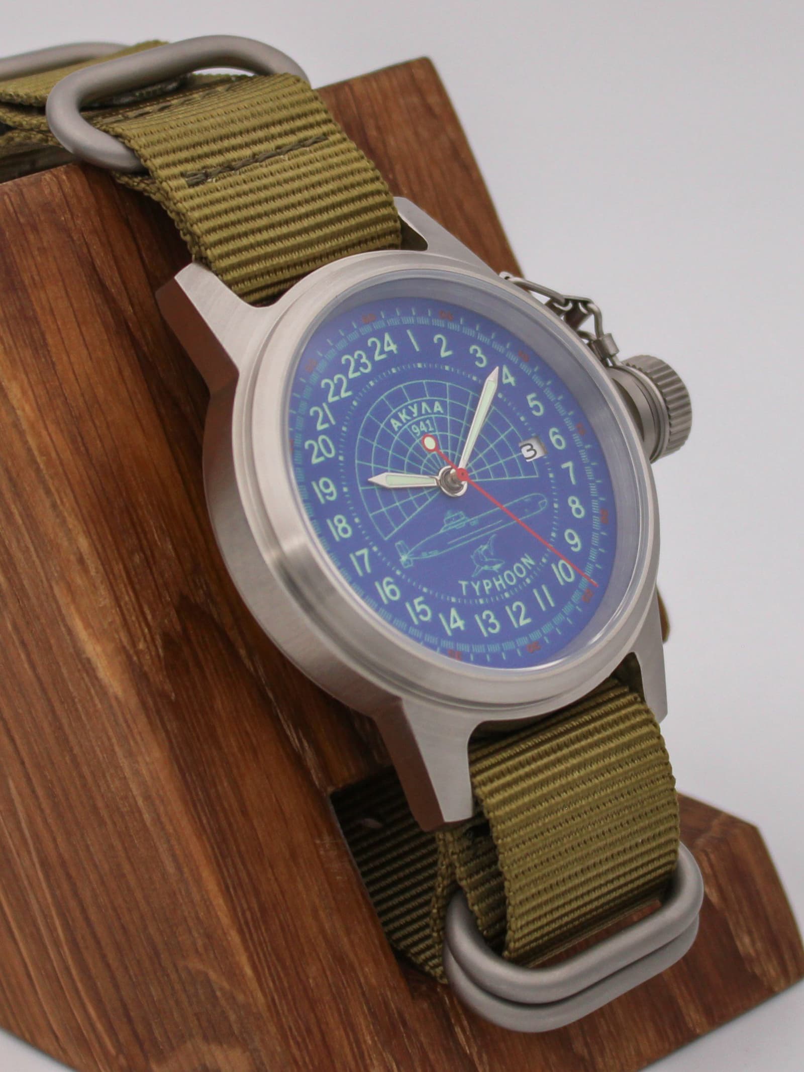 Часы 941 / Акула (Typhoon) механические с автоподзаводом (Seiko NH34A) 45.146.21