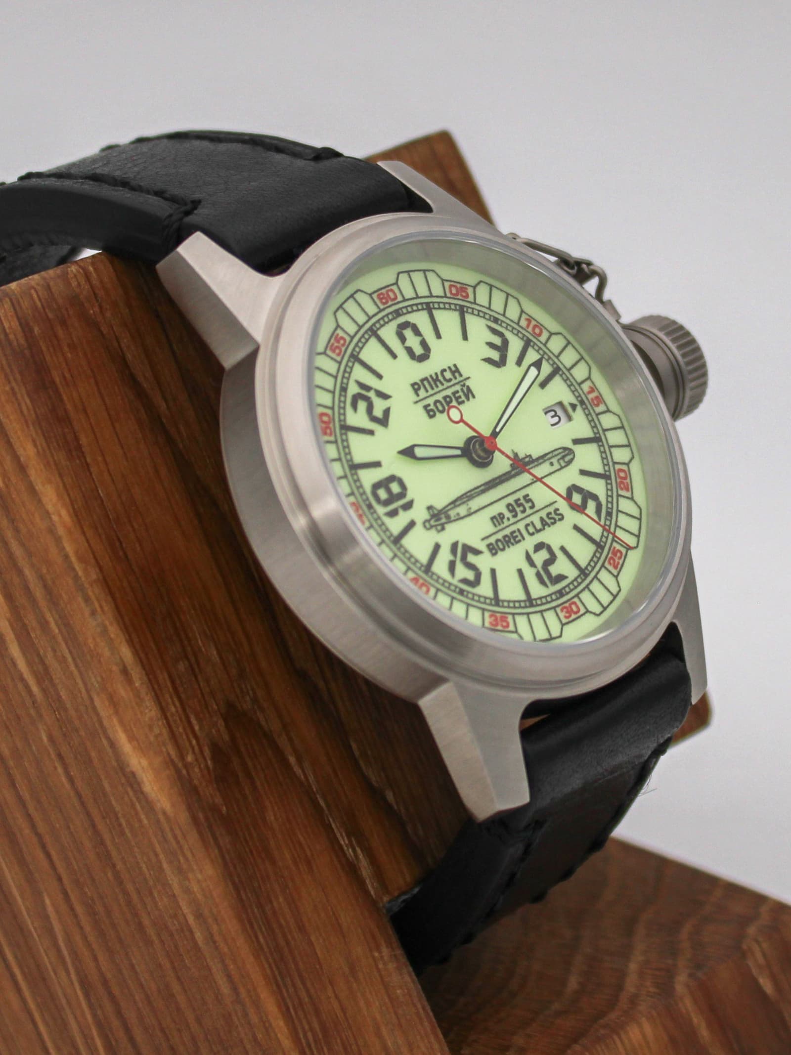 Часы РПКСН 955 Борей (Borei class) механические с автоподзаводом (Seiko NH34A) 45.190.01