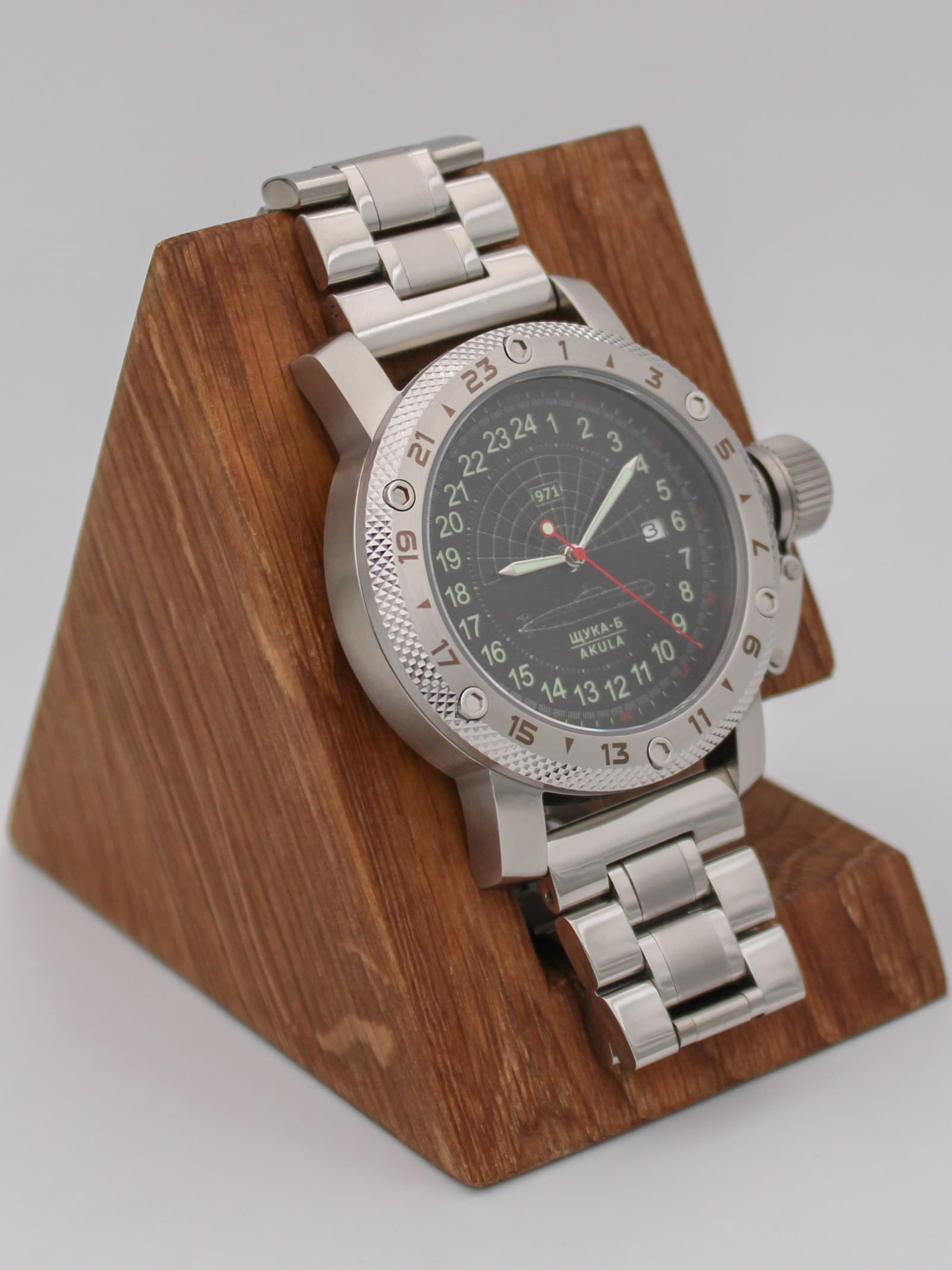 Часы 971 / Щука-Б (Akula) механические с автоподзаводом (Seiko NH34A) 47.063.2