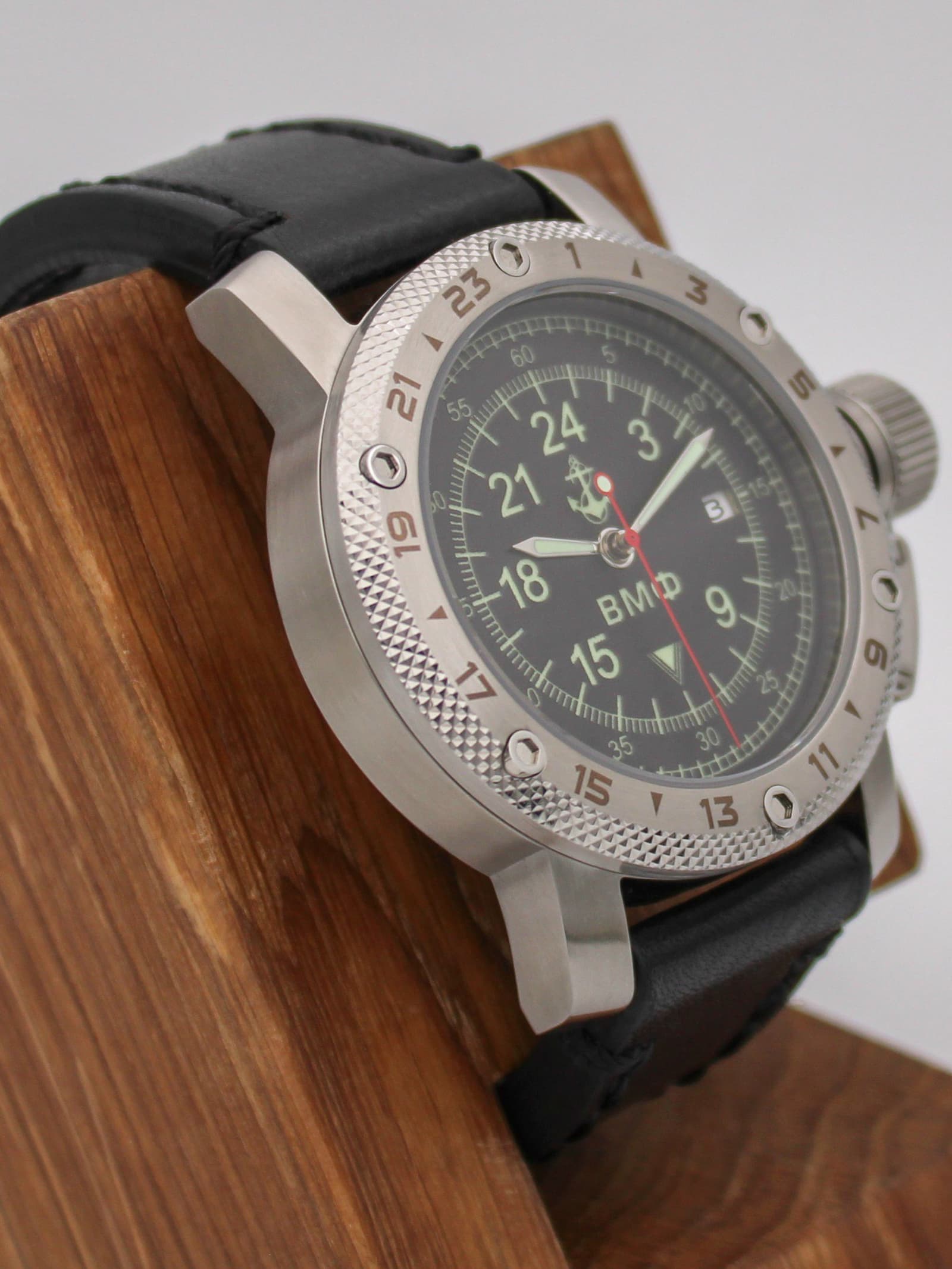 Часы ВМФ механические с автоподзаводом (Seiko NH34A) 47.060.01