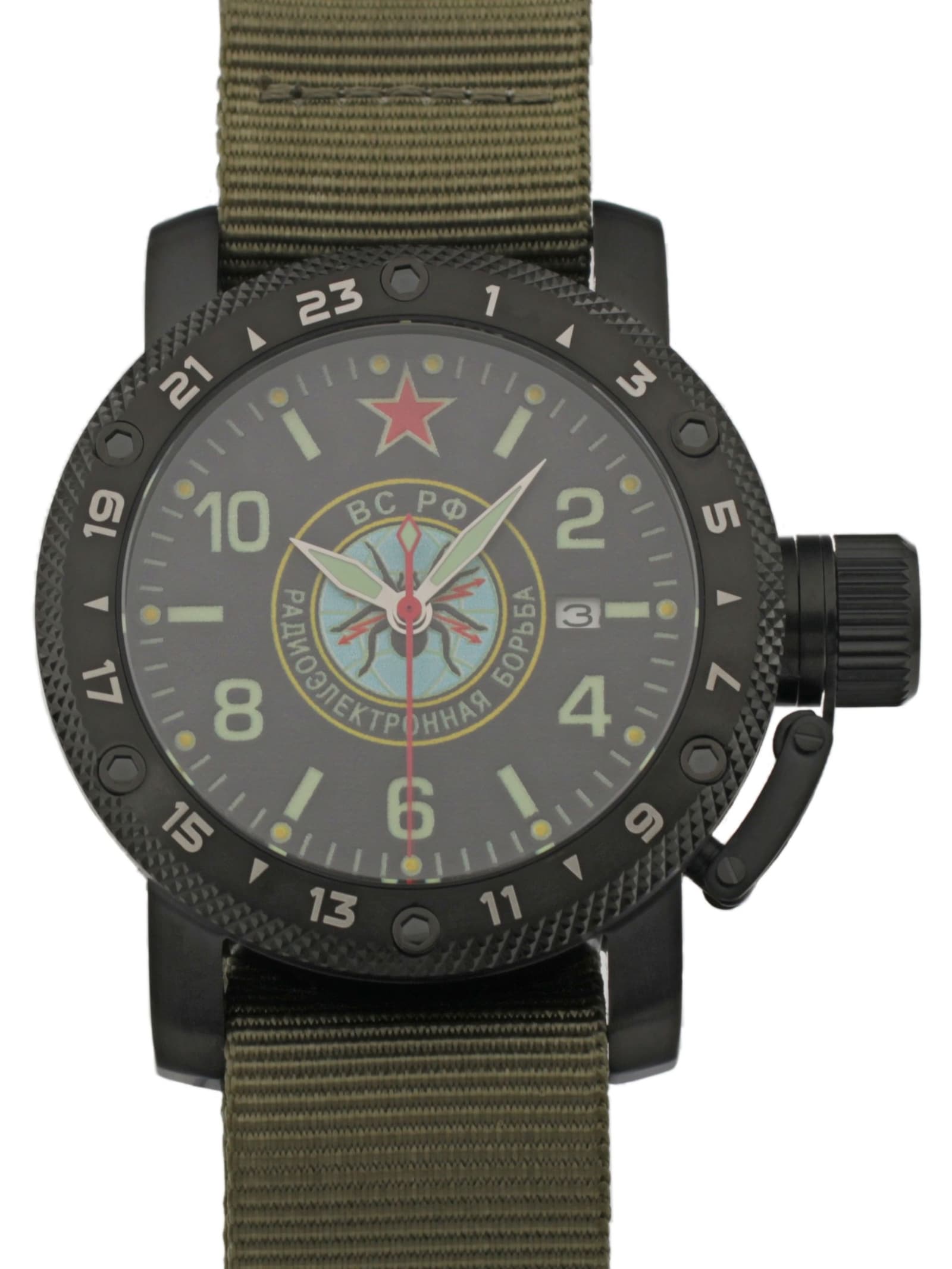 Часы Войска РЭБ механические с автоподзаводом (Seiko NH35A) 147.276.21