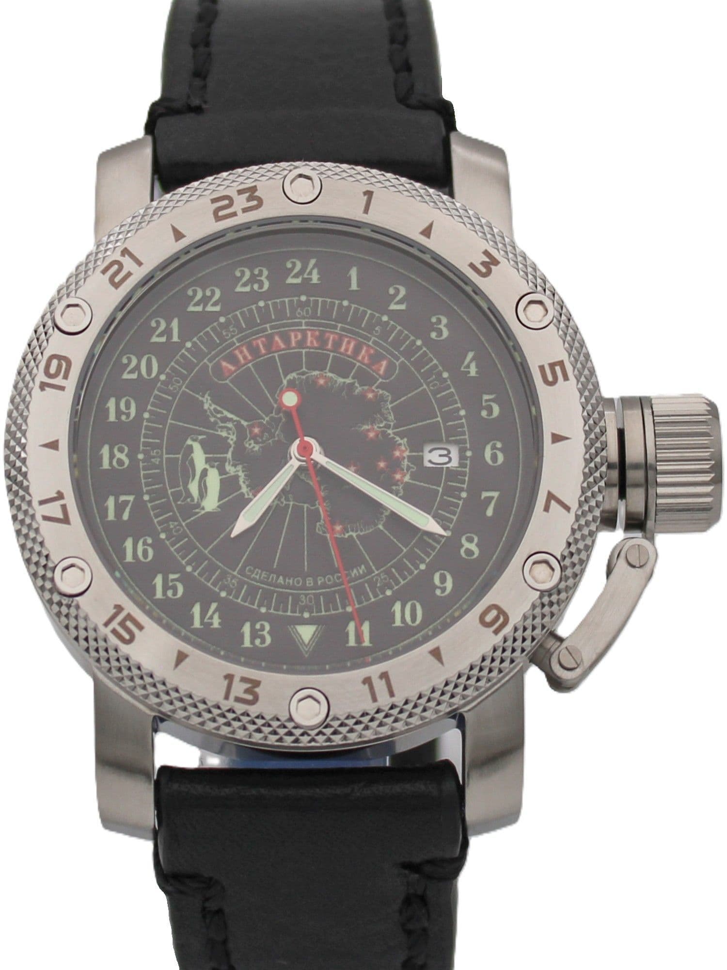 Часы Полярные / Антарктика механические с автоподзаводом (Seiko NH34A) 47.141.01