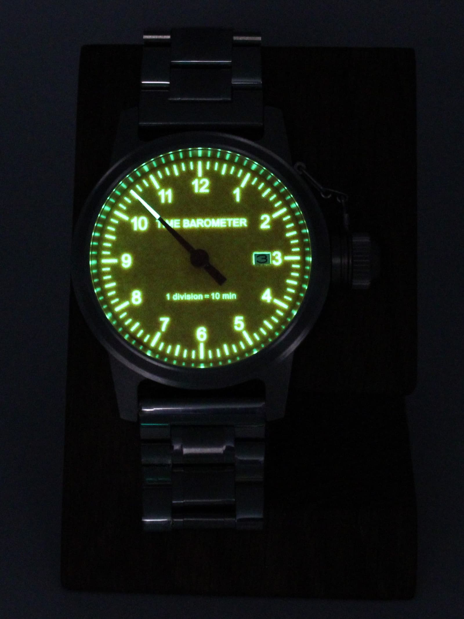 Часы Time Barometer однострелочные механические с автоподзаводом (Seiko NH35A) 45.170.2