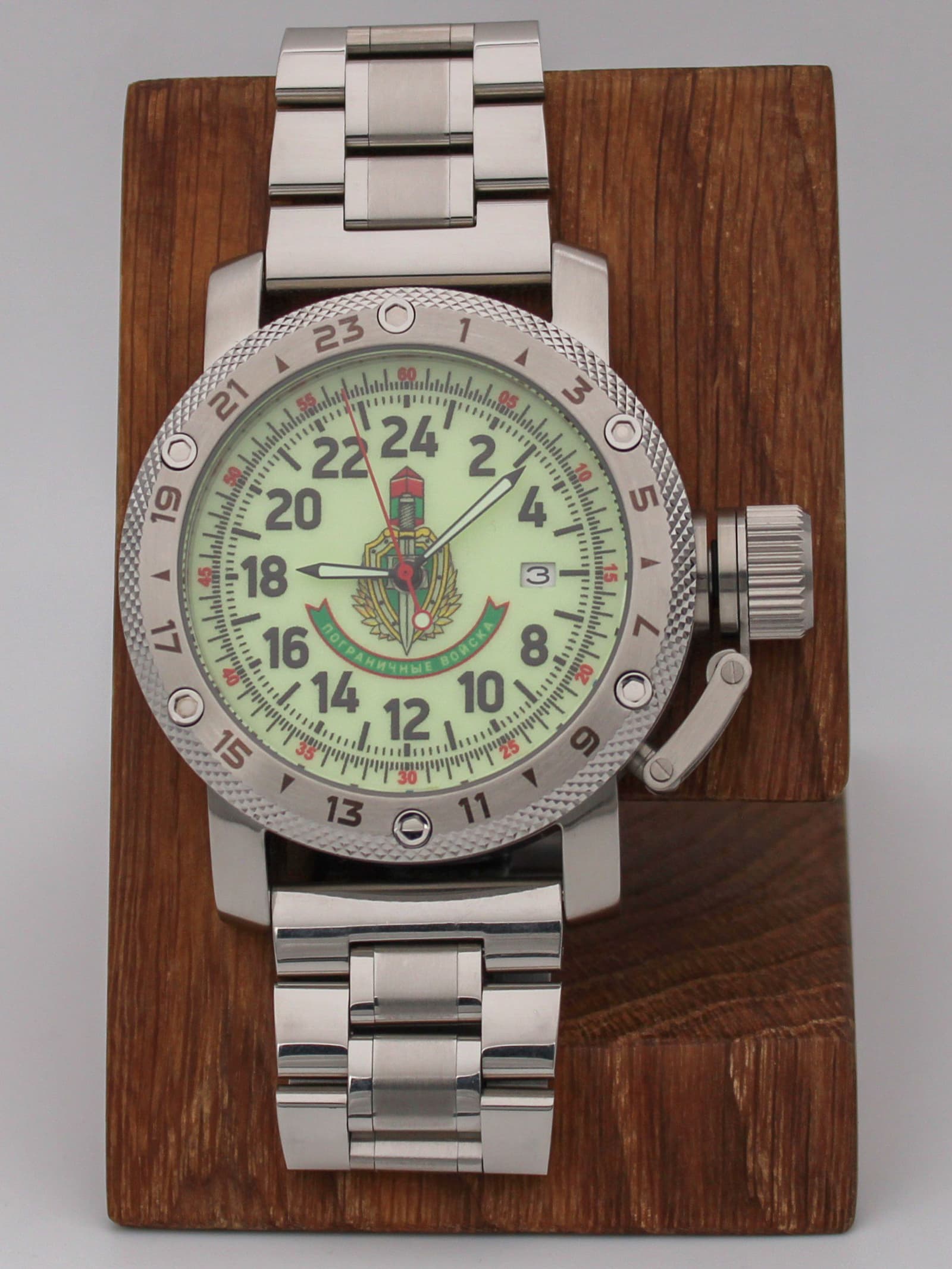 Часы Погранвойска механические с автоподзаводом (Seiko NH34A) 47.173.2