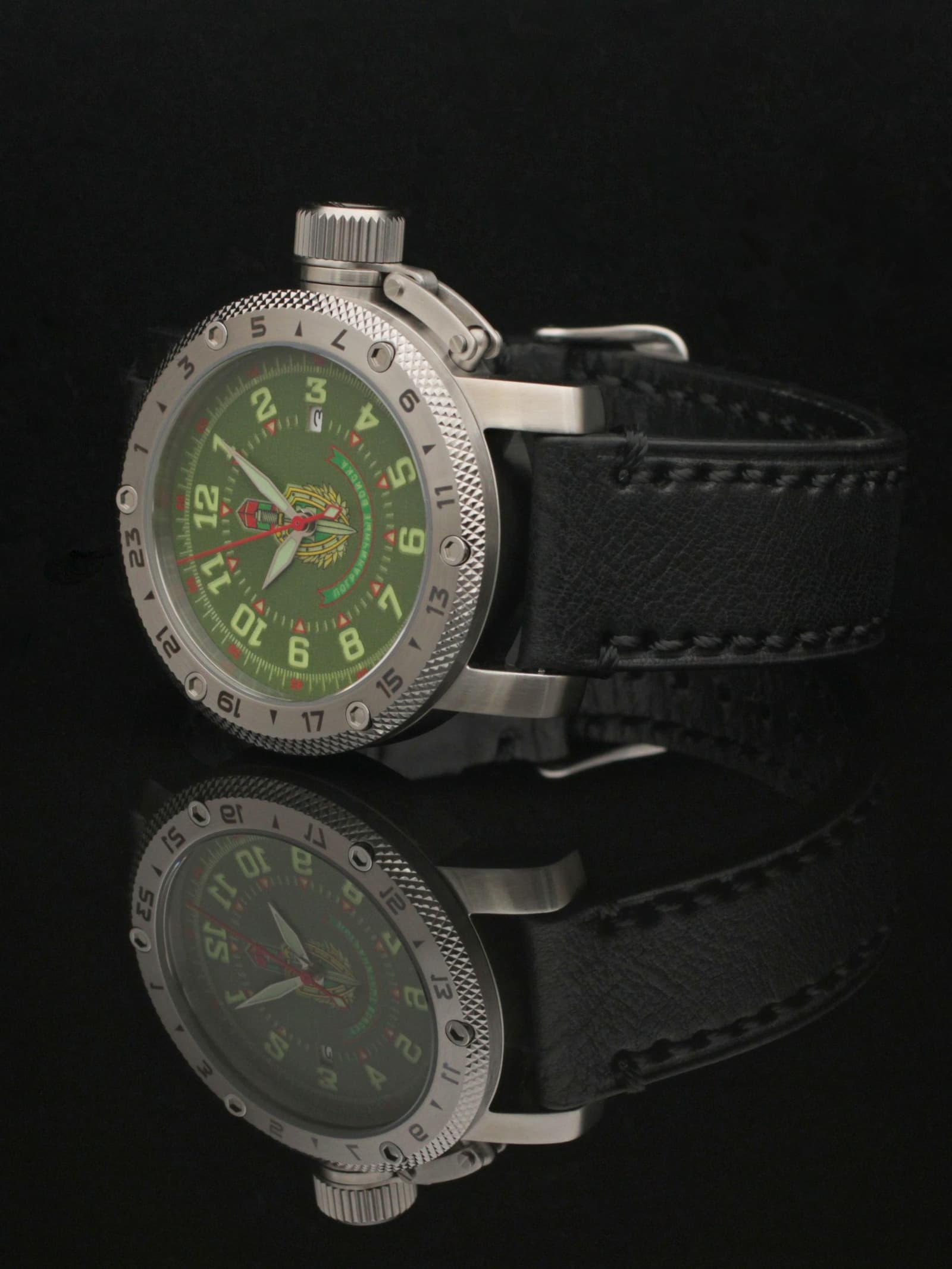 Часы Погранвойска механические с автоподзаводом (Seiko NH35A) 47.357.01