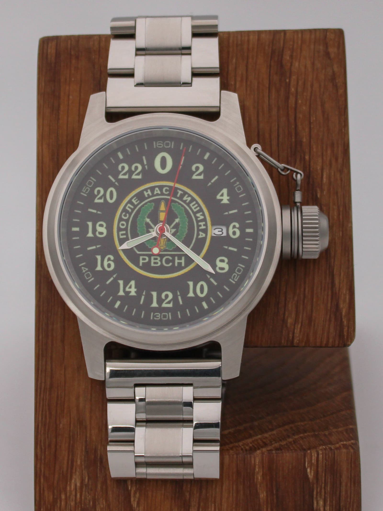 Часы РВСН механические с автоподзаводом (Seiko NH34A) 45.161.2