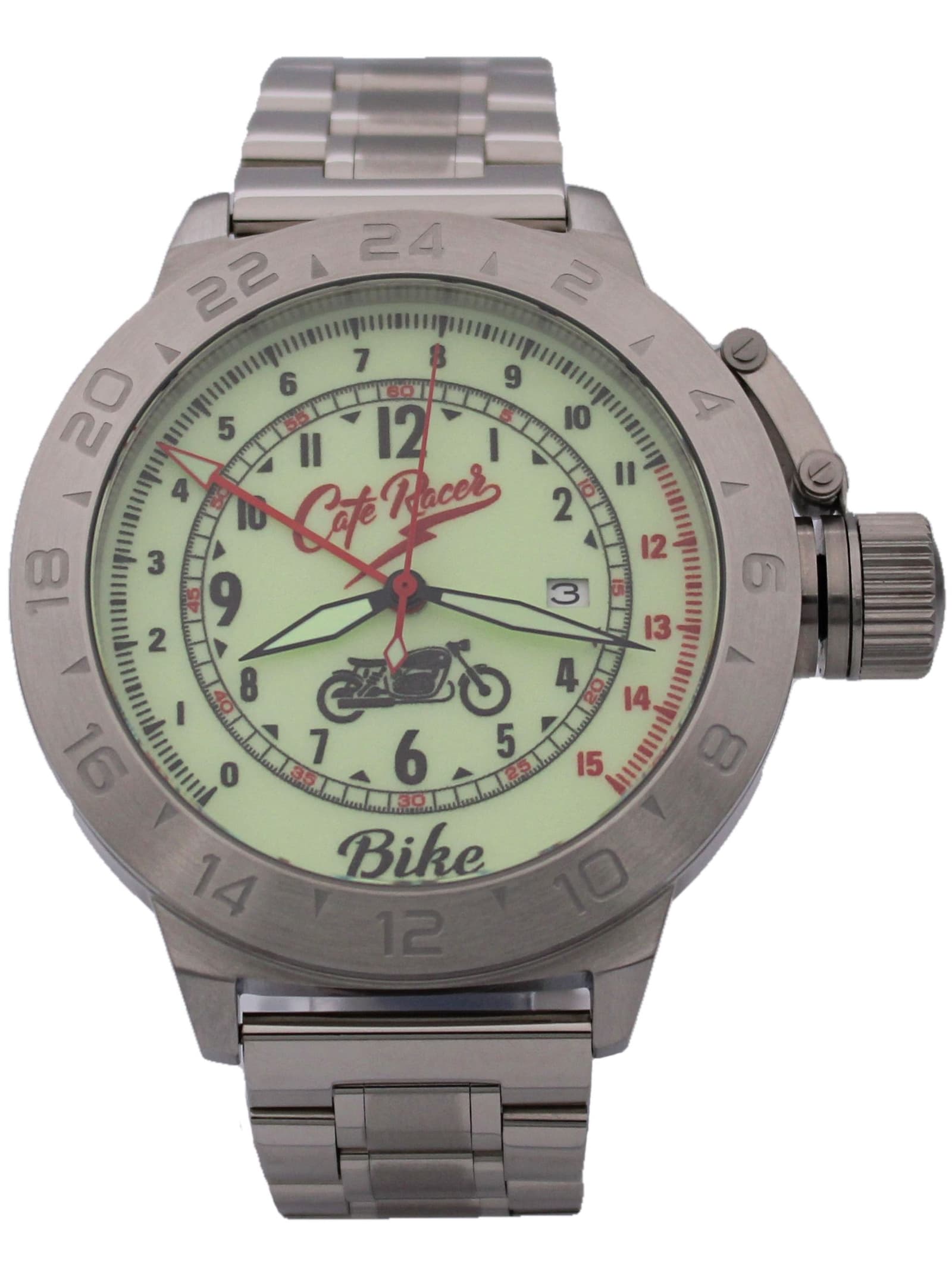 Часы Cafe Racer механические с автоподзаводом (Seiko NH34A) 52.236.2