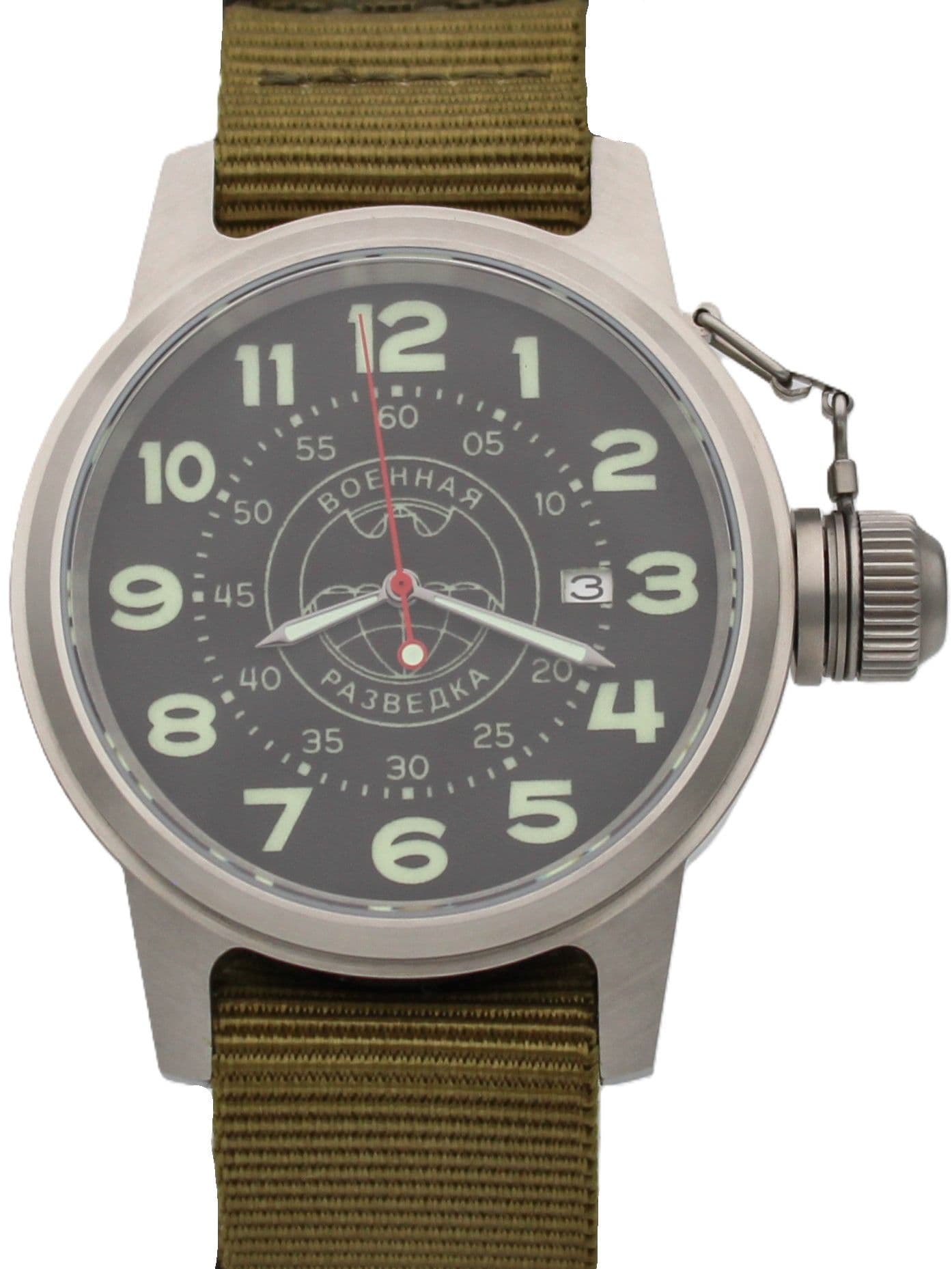 Часы Военная разведка механические с автоподзаводом (Seiko NH35A) 45.169.21