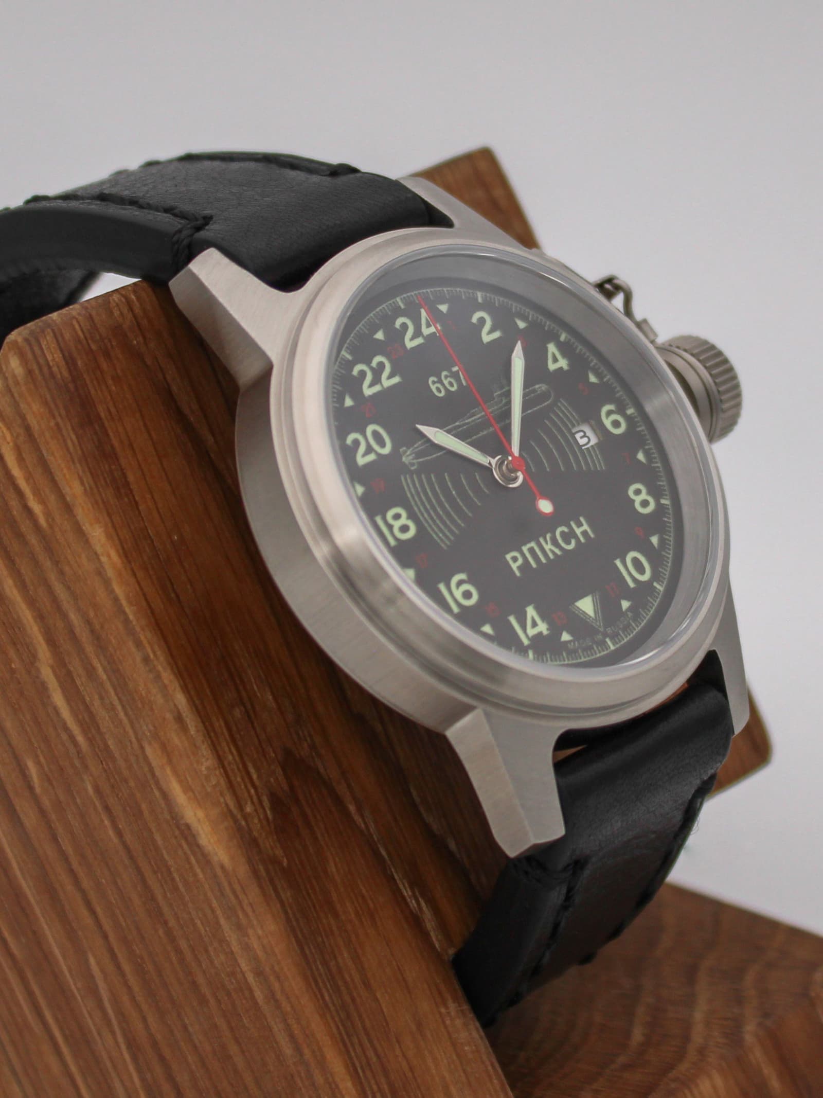 Часы 667 РПКСН механические с автоподзаводом (Seiko NH34A) 45.039.01