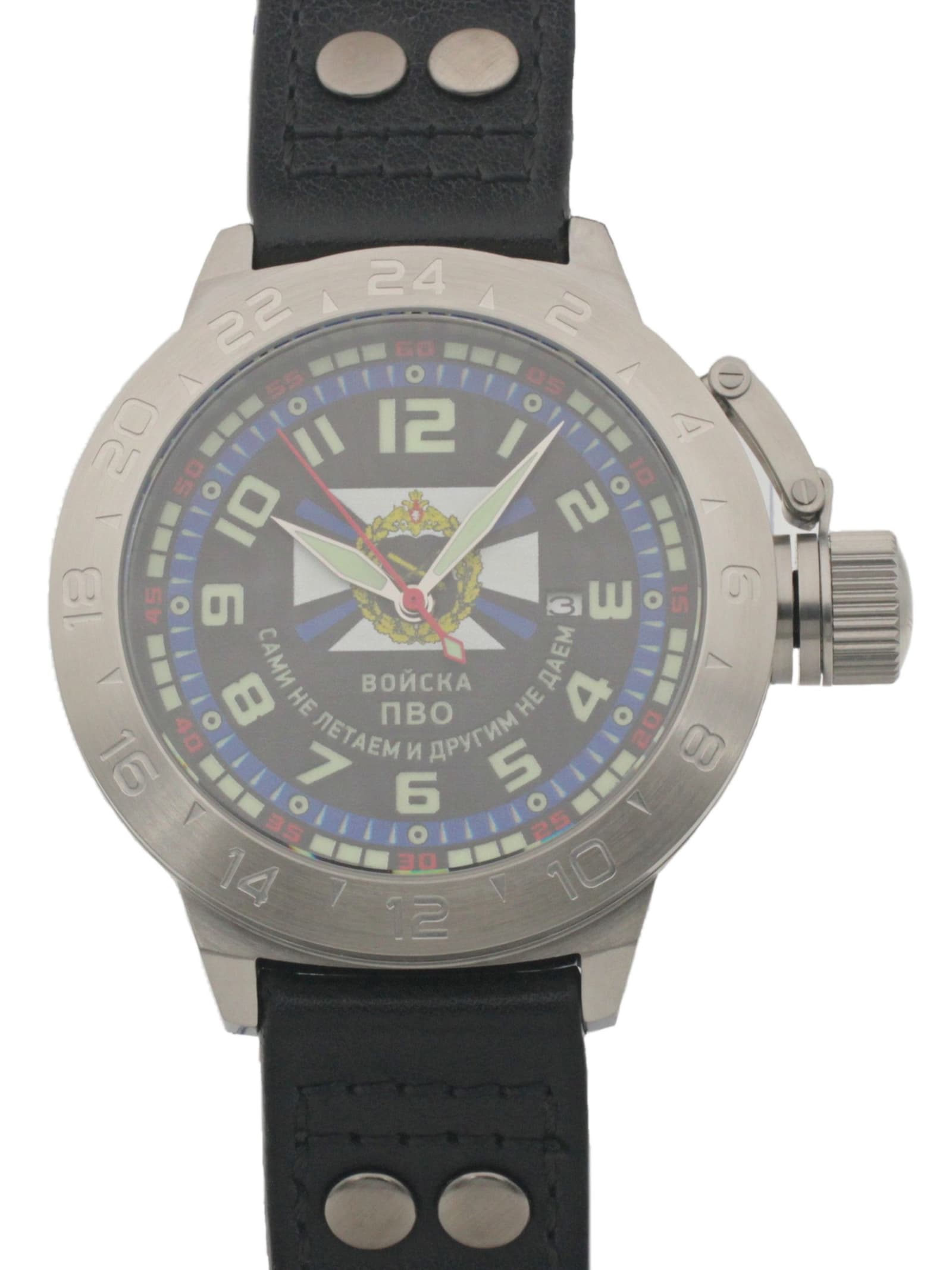 Часы Войска ПВО механические с автоподзаводом (Seiko NH35A) 52.381.01