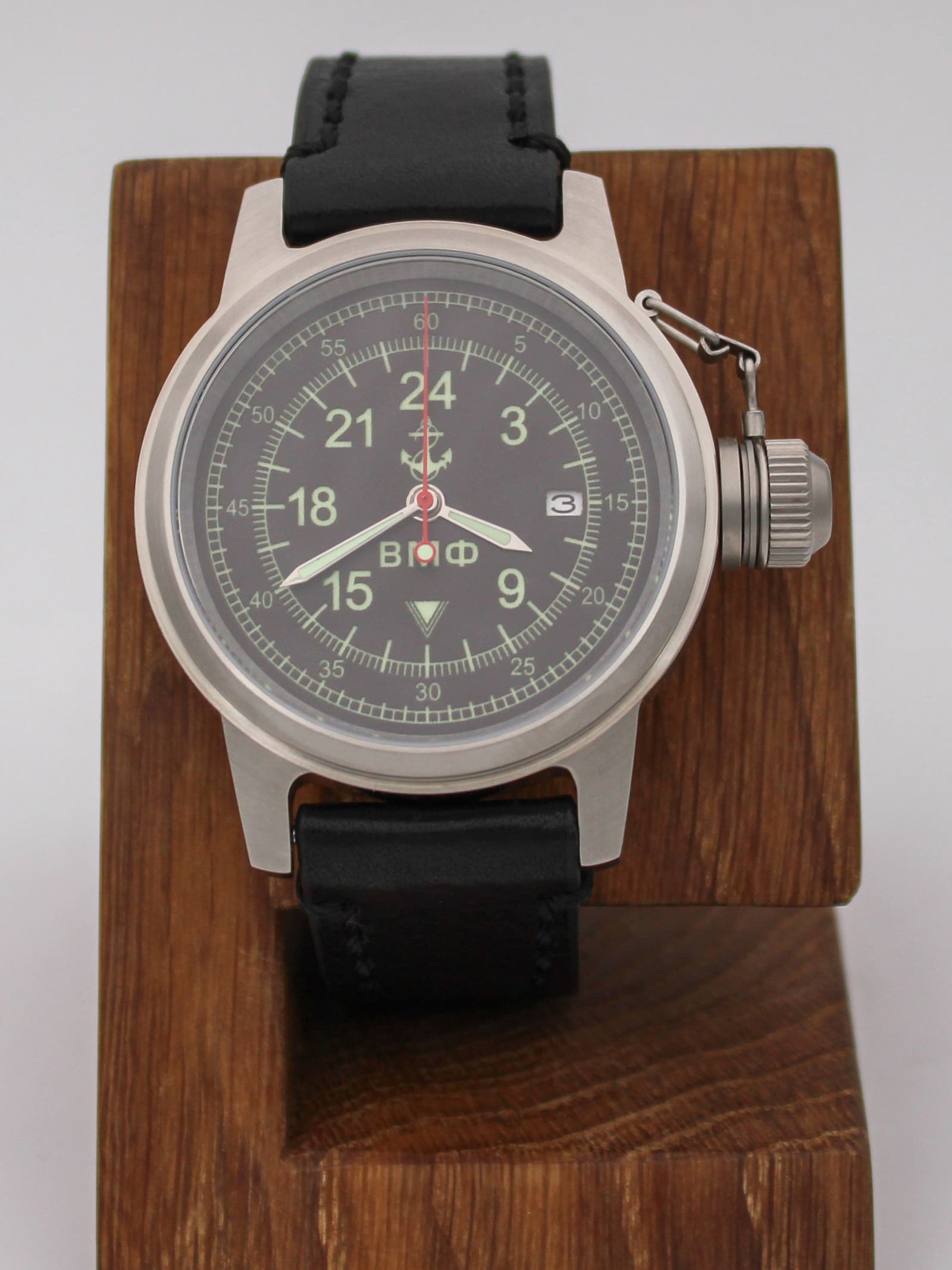 Часы ВМФ механические с автоподзаводом (Seiko NH34A) 45.060.01