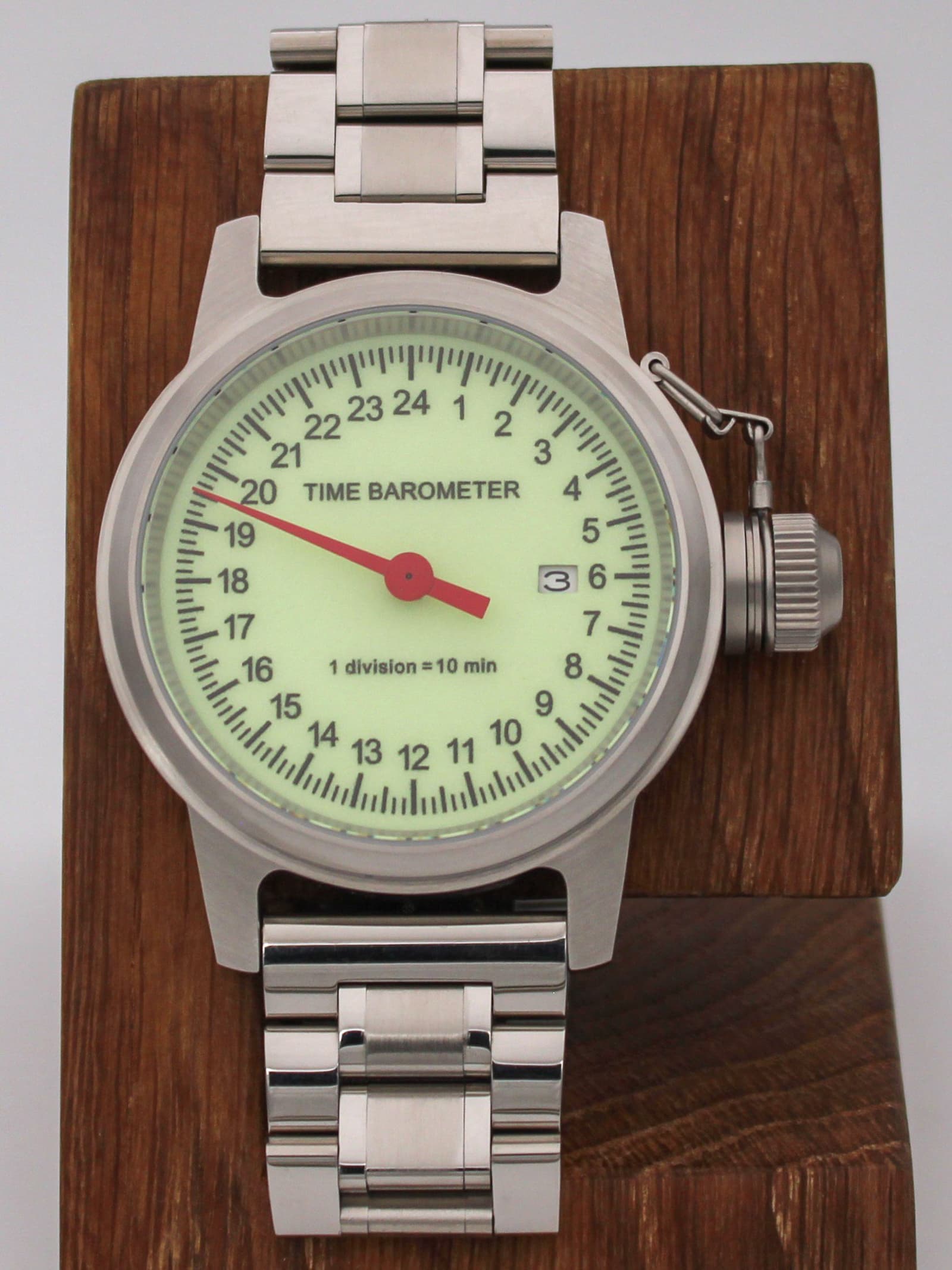 Часы Time Barometer однострелочные механические с автоподзаводом (Seiko NH34A) 45.600.2