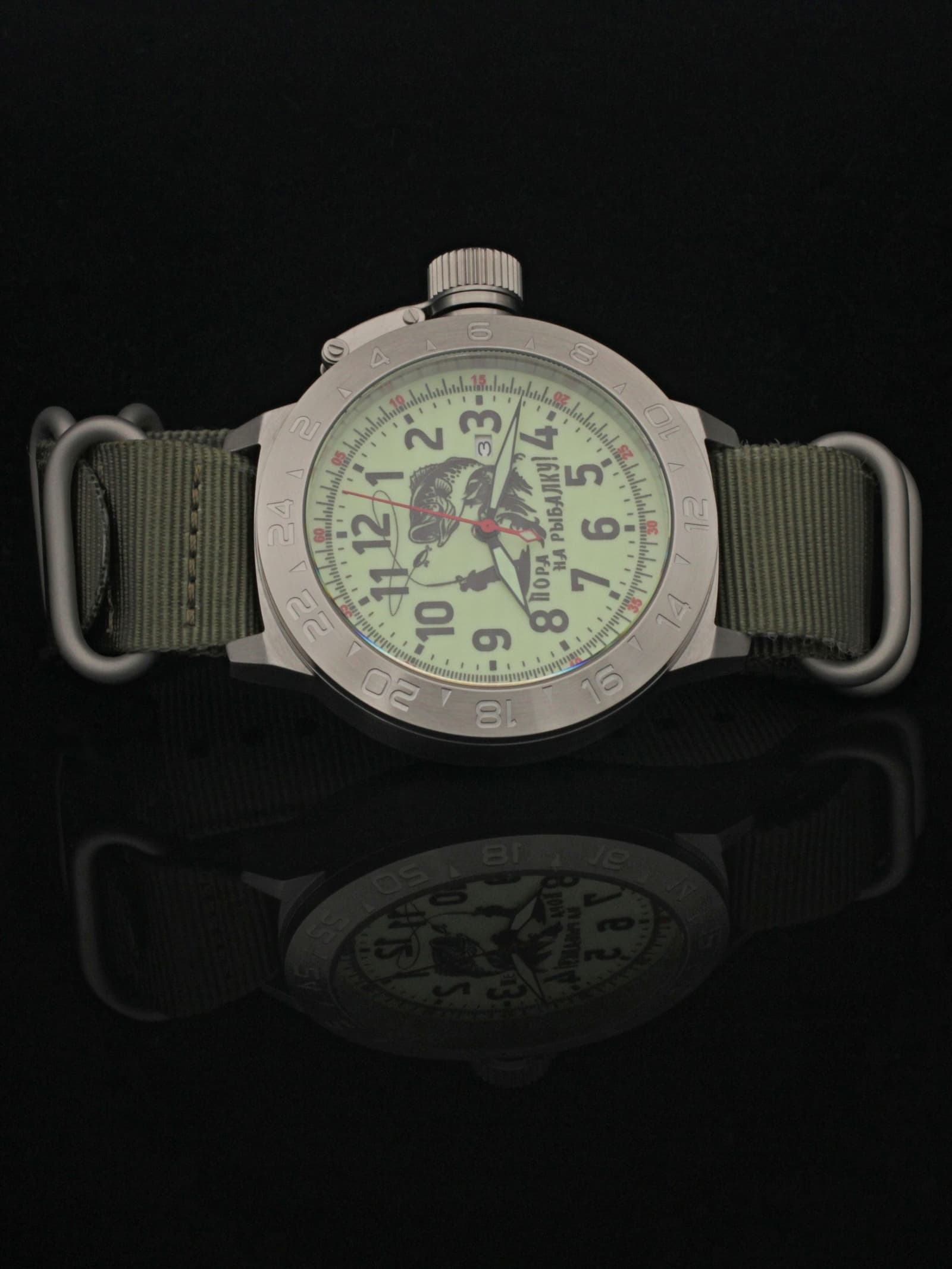 Часы "Пора на рыбалку!" механические с автоподзаводом (Seiko NH35A) 52.175.21