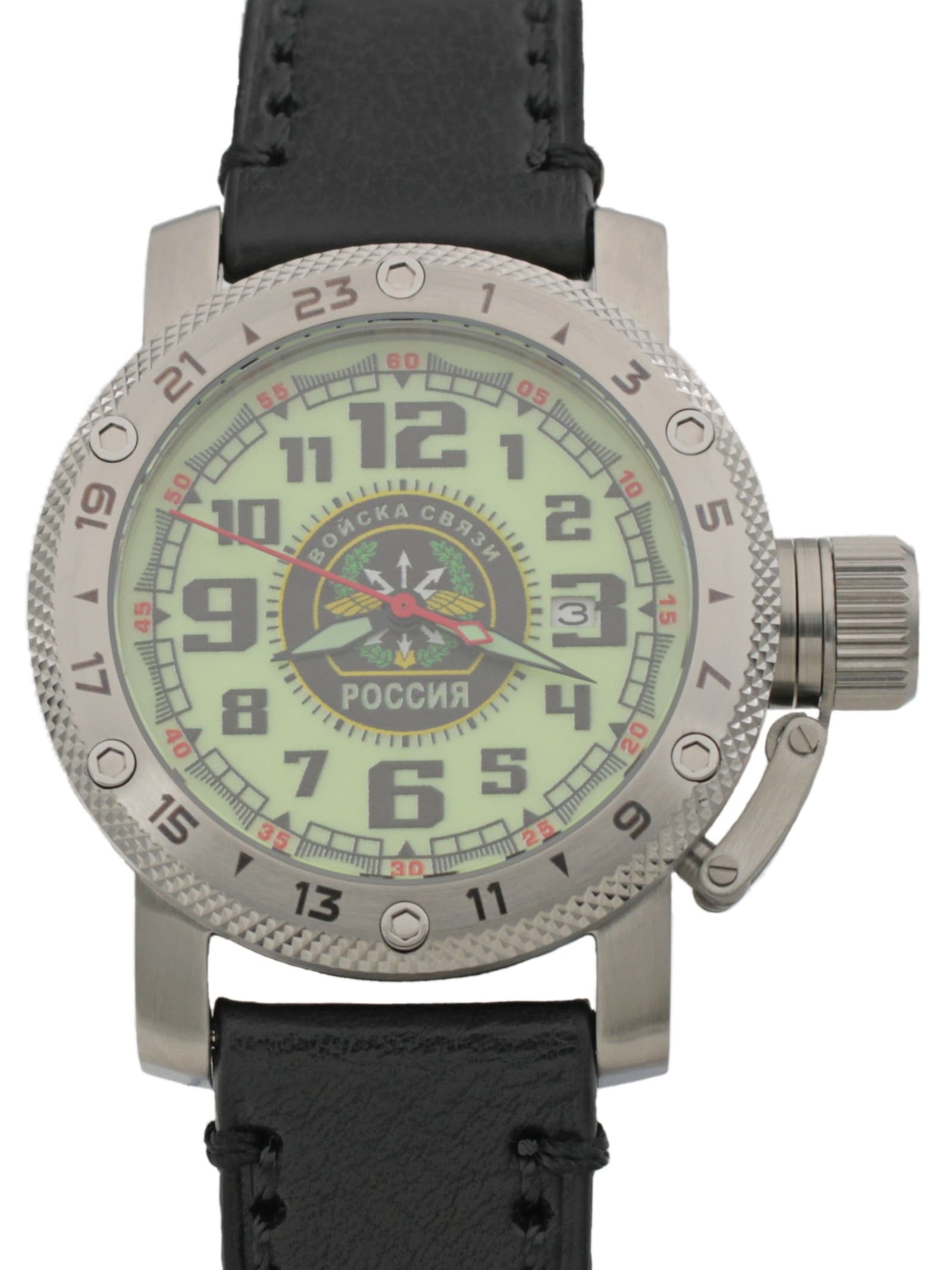 Часы Войска связи механические с автоподзаводом (Seiko NH35A) 47.196.01
