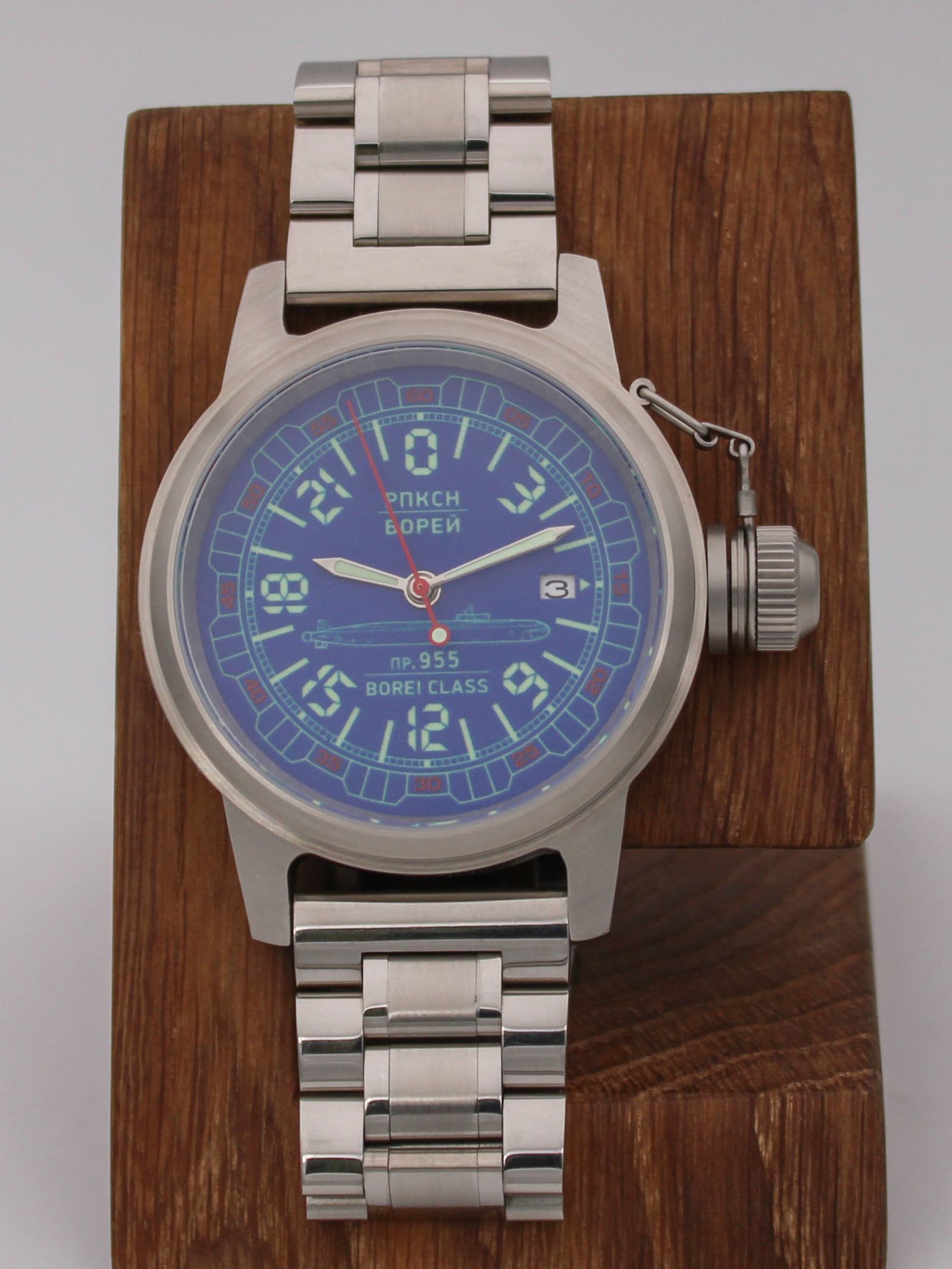 Часы РПКСН 955 Борей (Borei class) механические с автоподзаводом (Seiko NH34A) 45.192.2