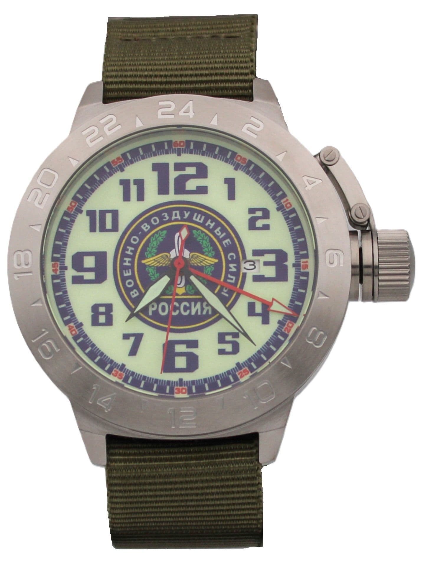 Часы ВВС механические с автоподзаводом (Seiko NH34A) 52.208.21