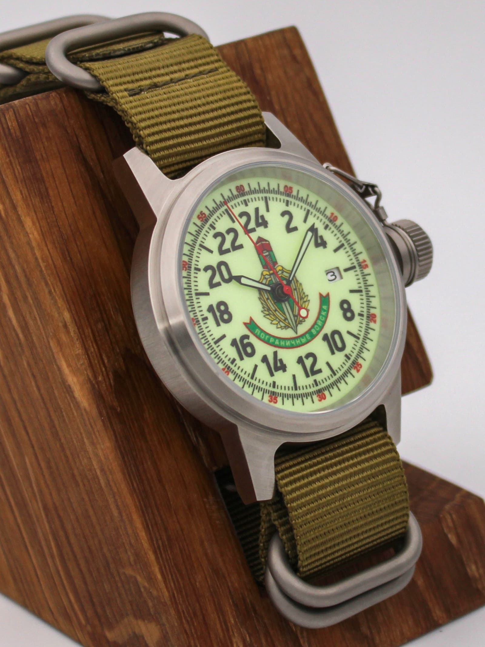Часы Погранвойска механические с автоподзаводом (Seiko NH34A) 45.173.21