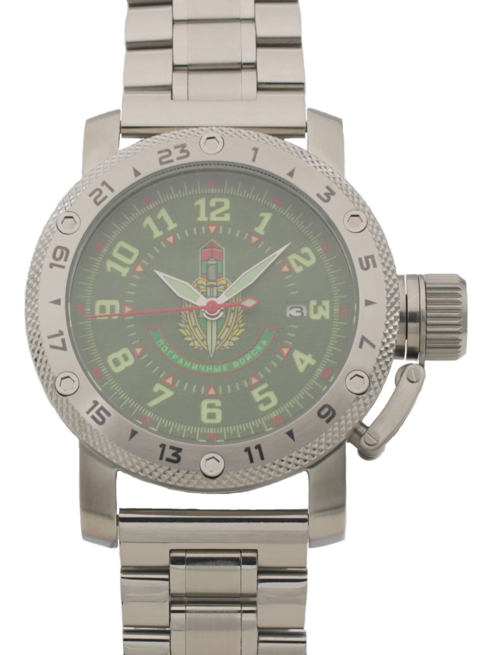 Часы Погранвойска механические с автоподзаводом (Seiko NH35A) 47.357.2