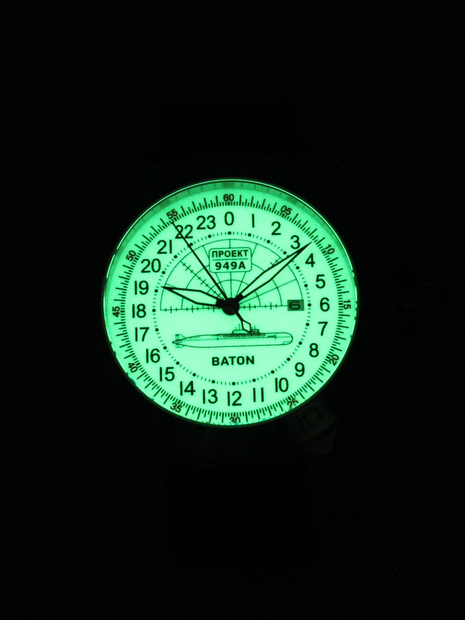 Часы 949А / Baton механические с автоподзаводом (Seiko NH34A) 52.046.2