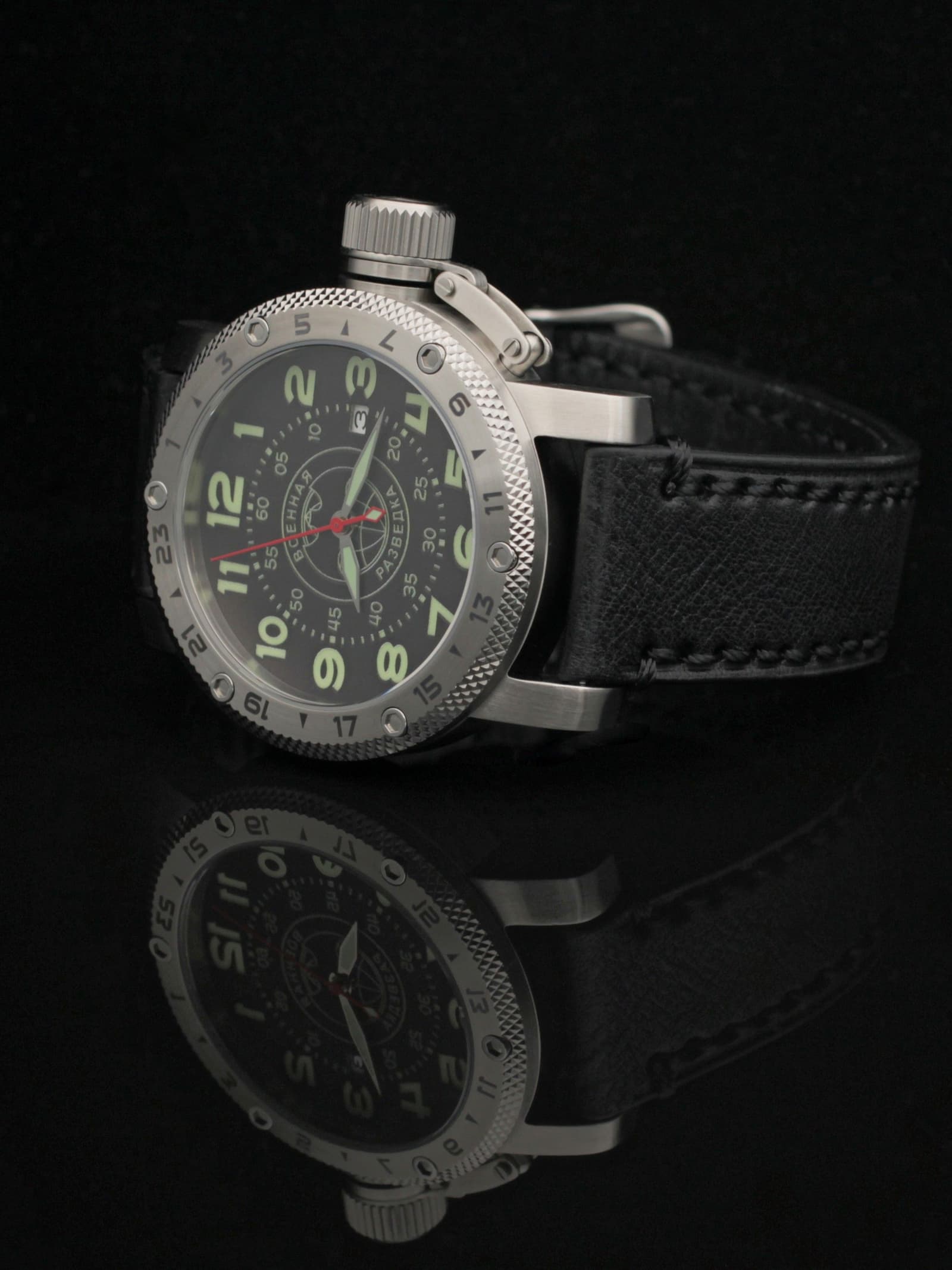 Часы Военная разведка механические с автоподзаводом (Seiko NH35A) 47.169.01