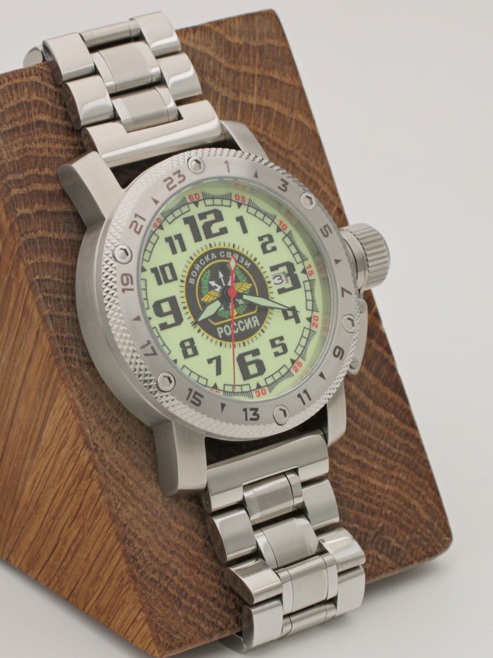 Часы Войска связи механические с автоподзаводом (Seiko NH35A) 47.196.2