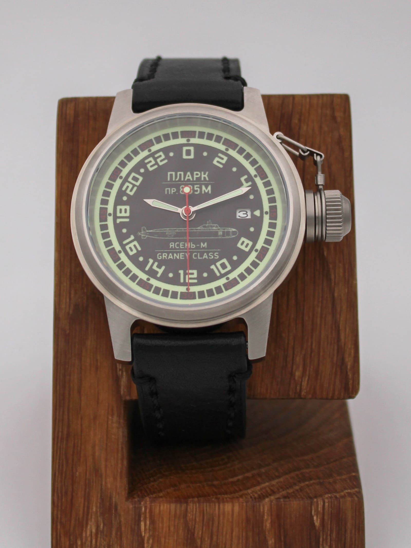Часы ПЛАРК 885М Ясень-М (Graney class) механические с автоподзаводом (Seiko NH34A) 45.194.01