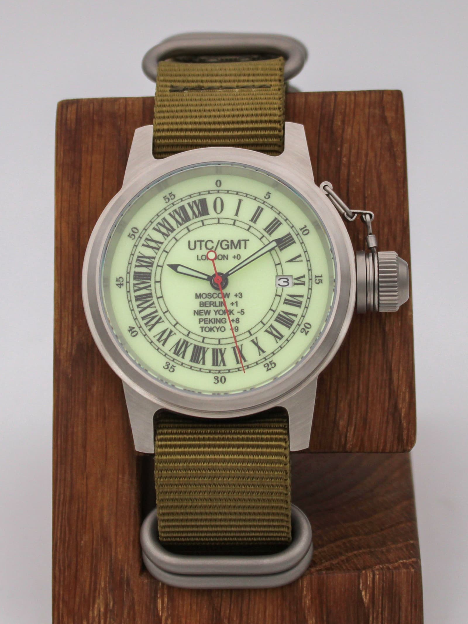 Часы Полярные UTC / GMT с автоподзаводом (Seiko NH34A) 45.229.21