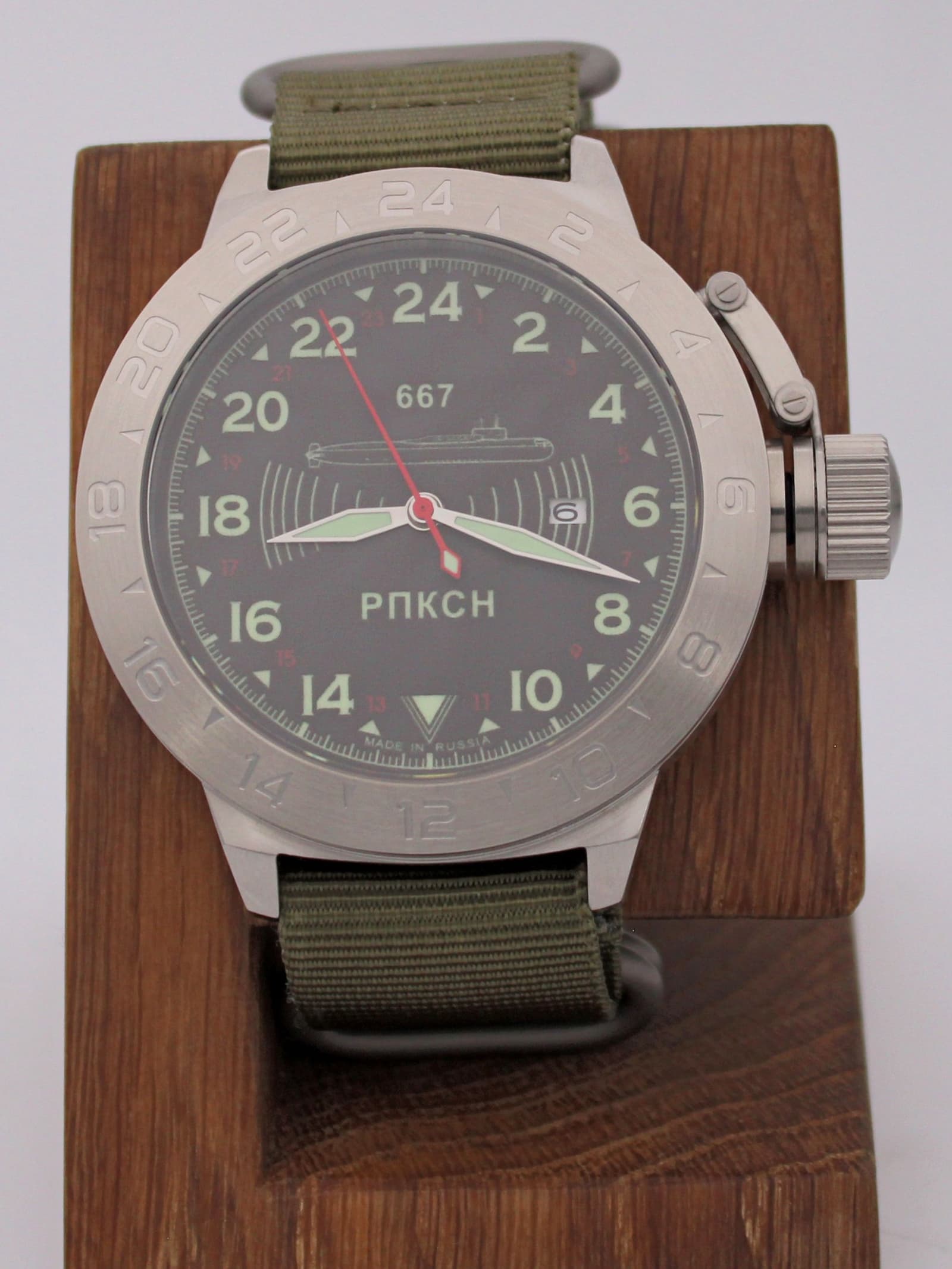 Часы 667 РПКСН механические с автоподзаводом (Seiko NH34A) 52.039.21