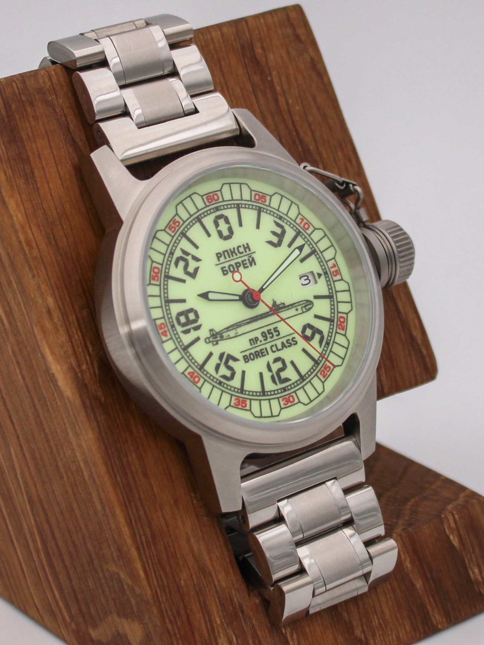 Часы РПКСН 955 Борей (Borei class) механические с автоподзаводом (Seiko NH34A) 45.190.2