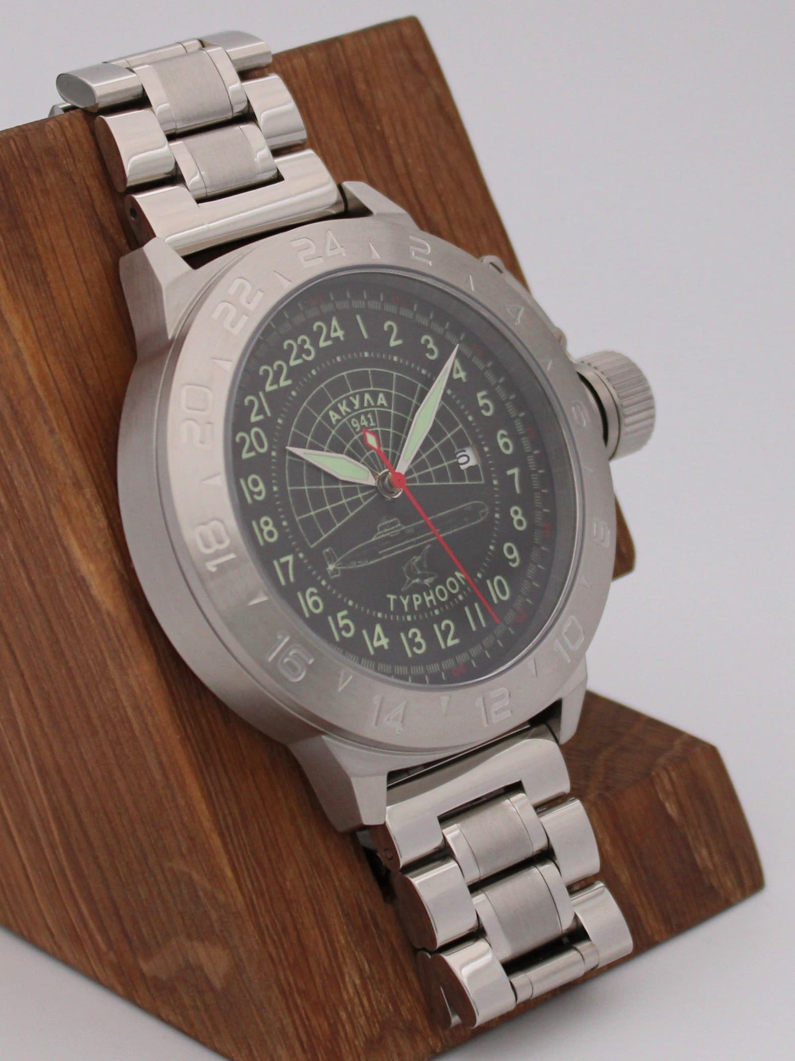 Часы 941 / Акула (Typhoon) механические с автоподзаводом (Seiko NH34A) 52.145.2