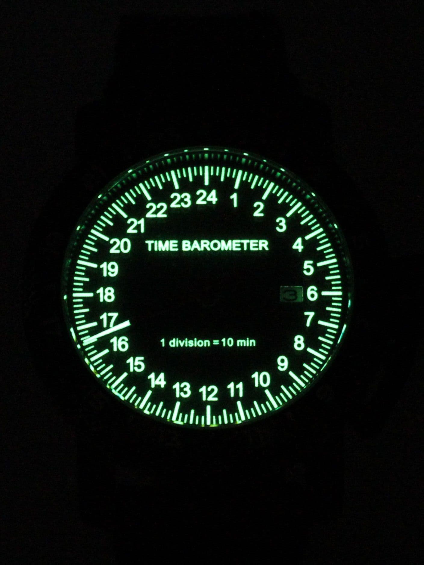 Часы Time Barometer однострелочные механические с автоподзаводом (Seiko NH34A) 147.601.1
