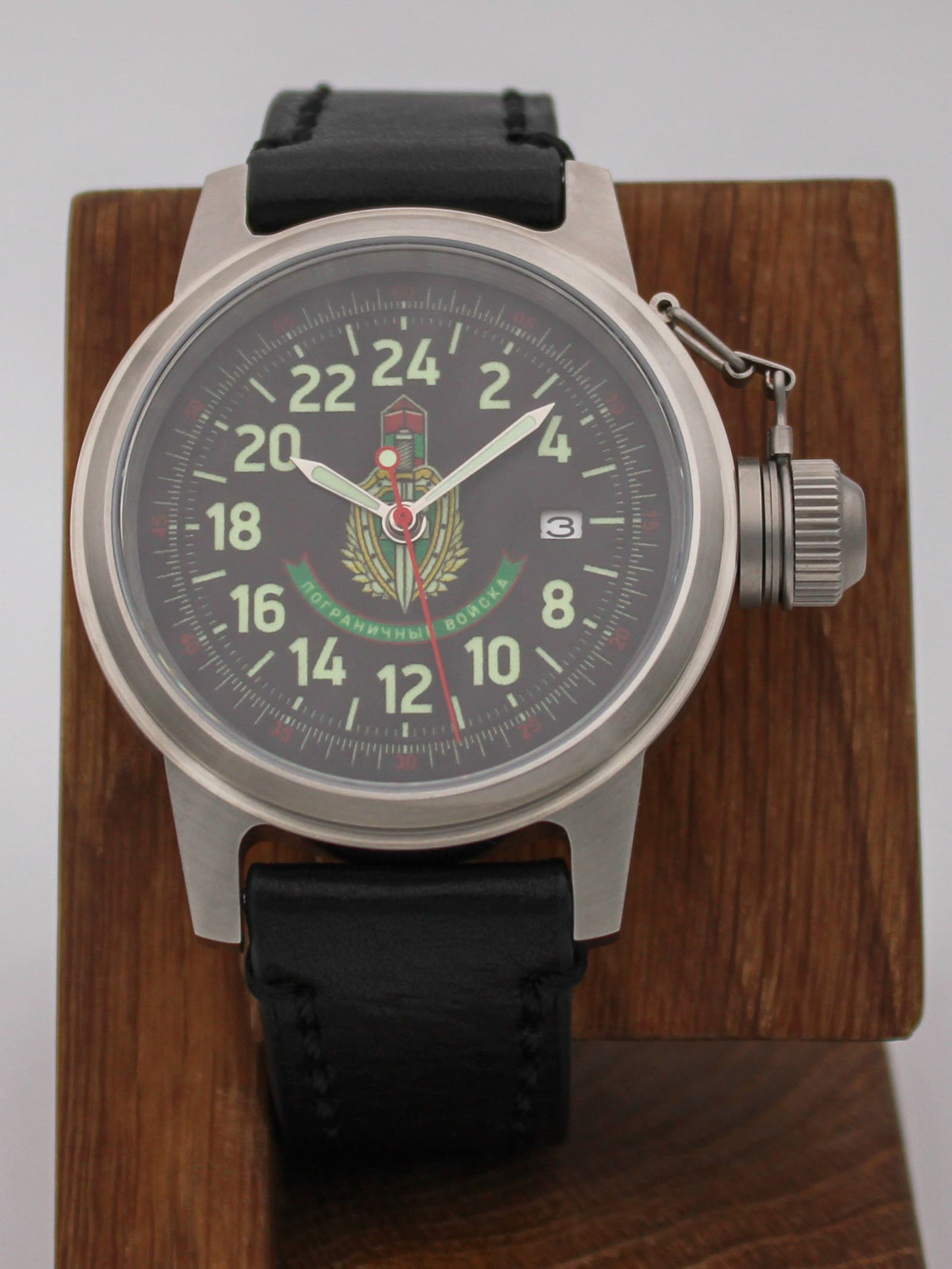 Часы Погранвойска механические с автоподзаводом (Seiko NH34A) 45.174.01