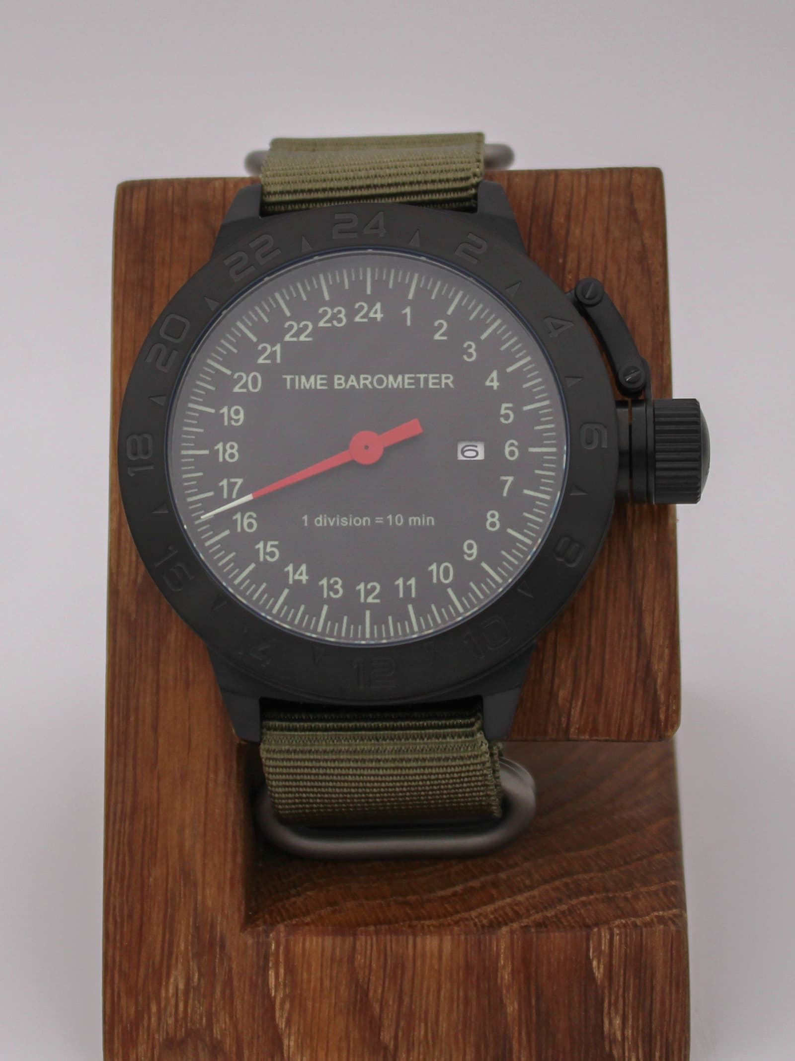Часы Time Barometer однострелочные механические с автоподзаводом (Seiko NH34A) 152.601.21